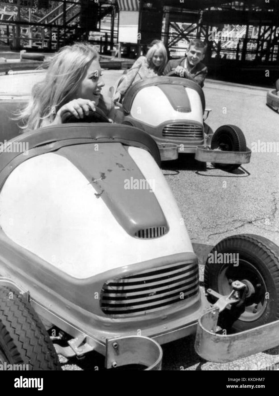 Hot Rods track Riverview Park Chicago 1967 Stockfoto