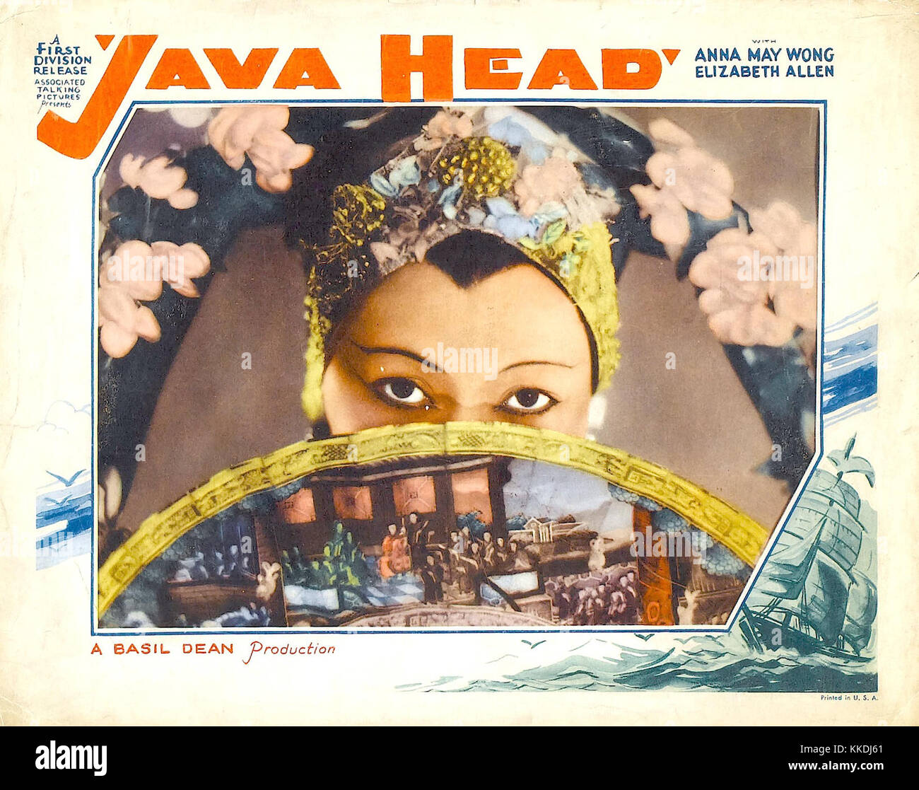 JavaHead-1934-USAposter Stockfoto