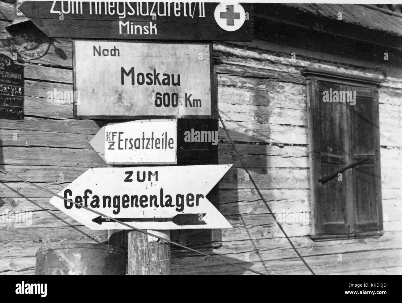 Operation Barbarossa - Gefangenenlager Stockfoto