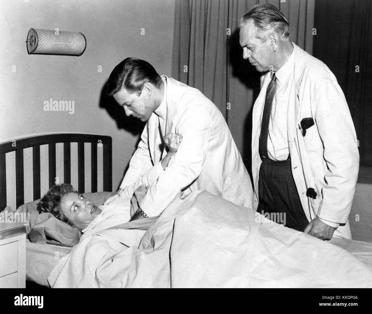 Beverly Garland Richard Chamberlain Raymond Massey Dr. Kildare 1961 Stockfoto