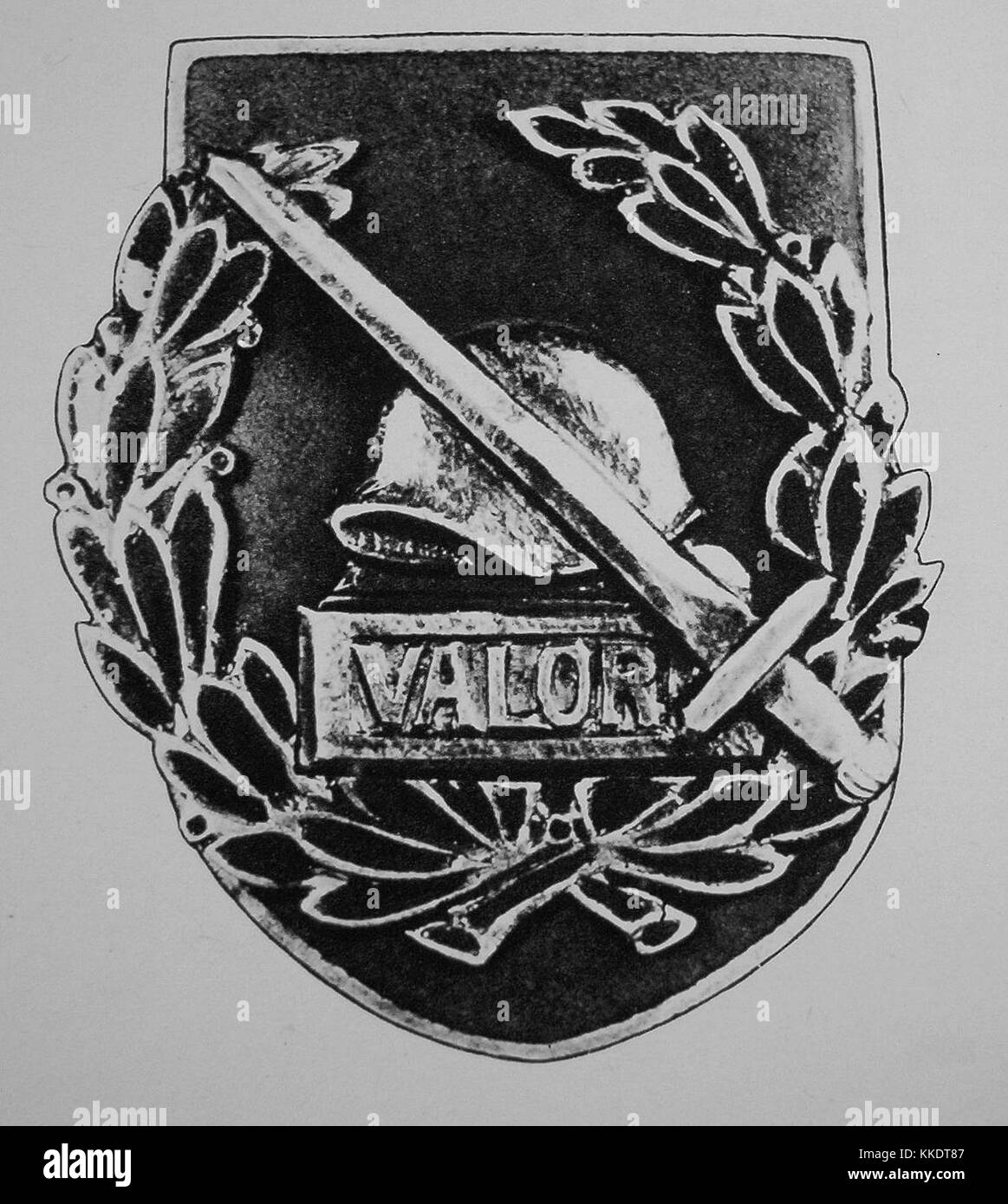 Medalla del Valor (Republik Spanien bef. 1939) Stockfoto