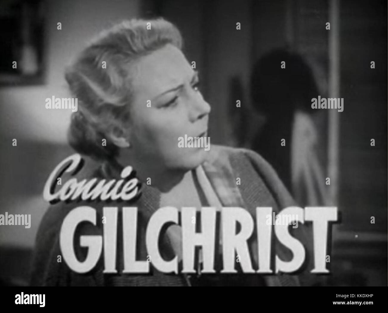 Connie Gilchrist in Grand Central Mord trailer Stockfoto