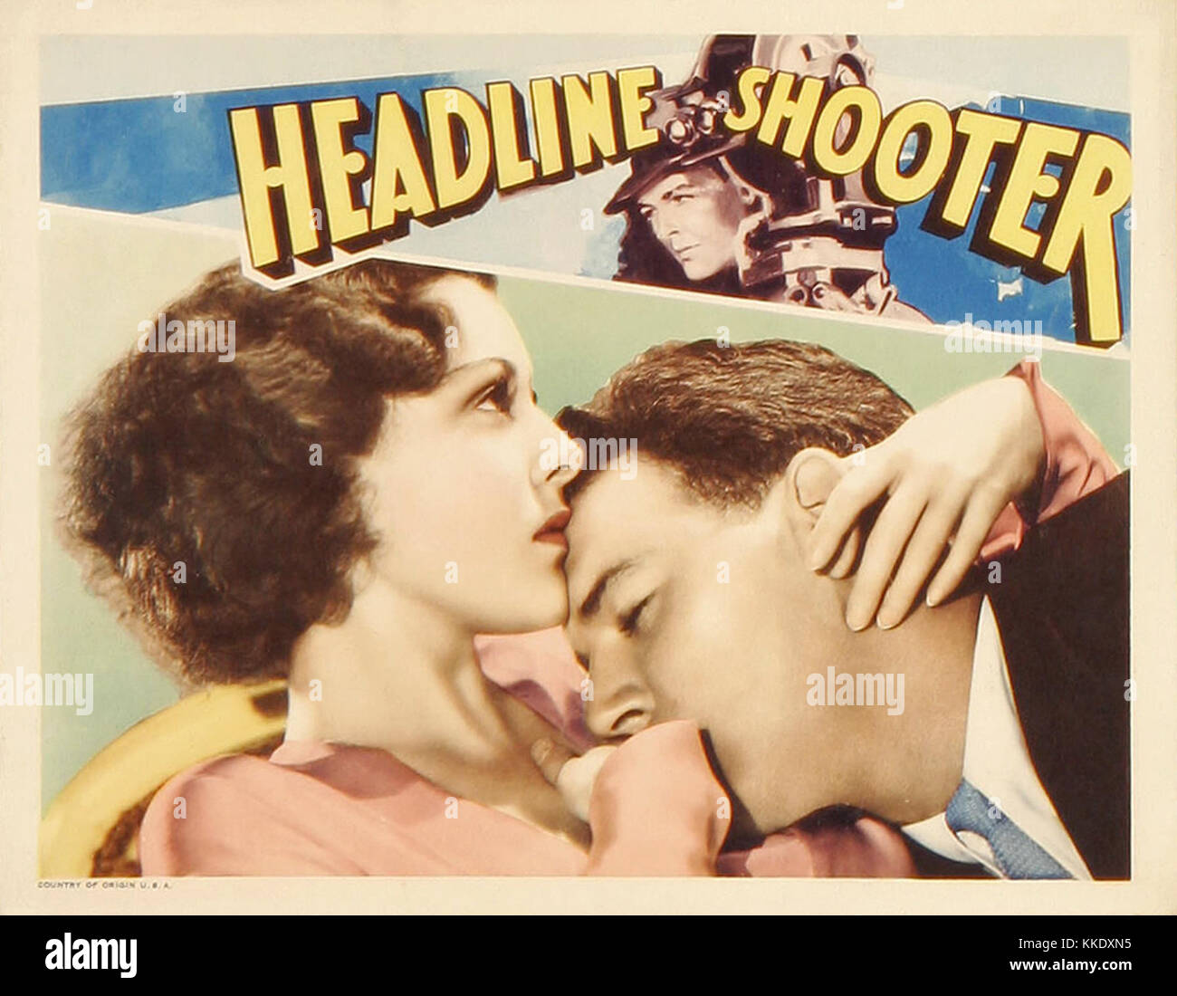 Poster-Schlagzeile Shooter 04. Stockfoto