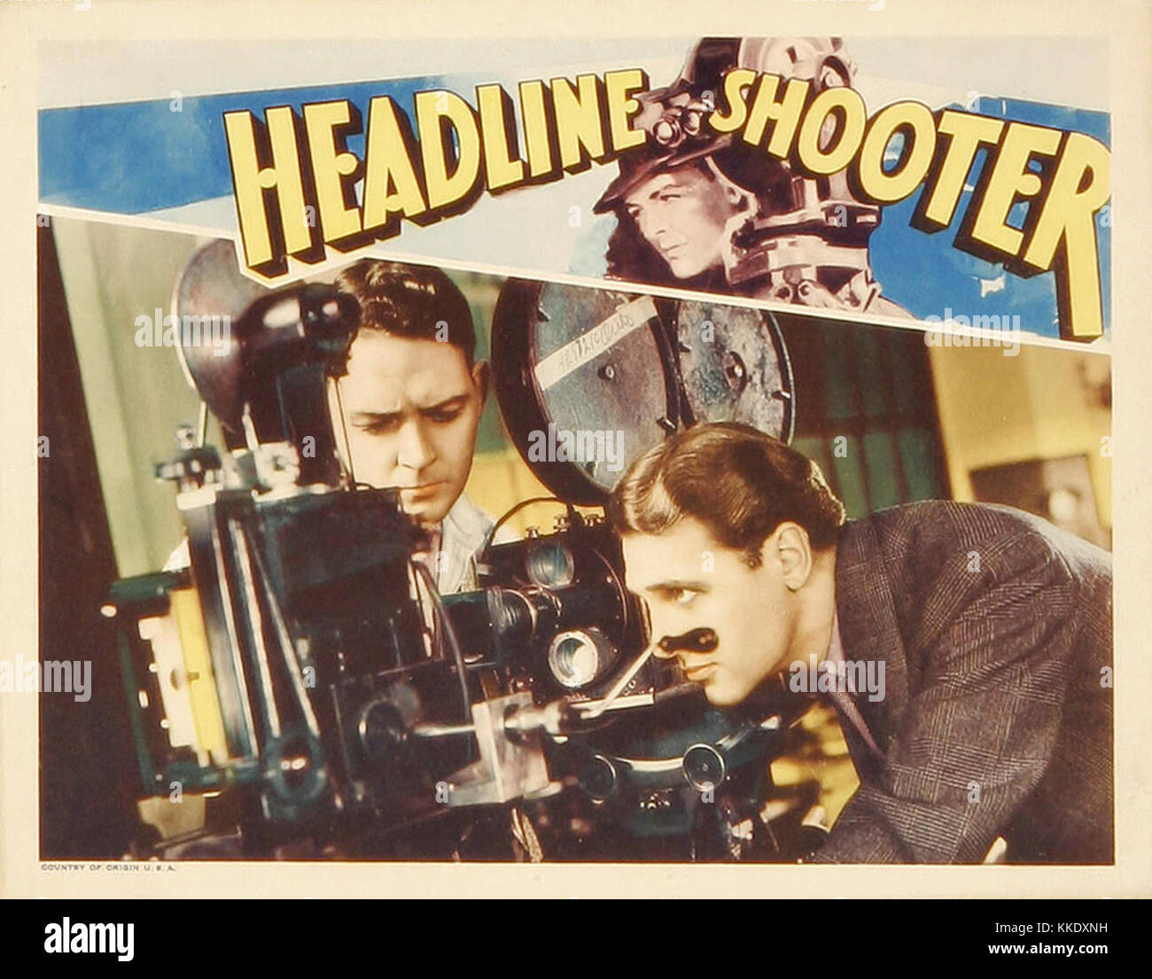 Poster-Schlagzeile Shooter 05. Stockfoto