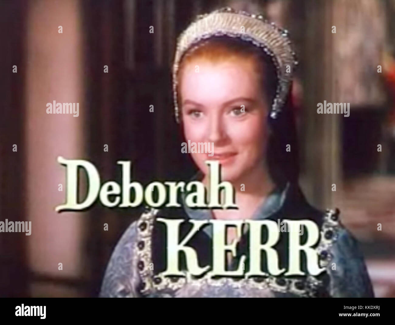Deborah Kerr in den Jungen Bess trailer Stockfoto