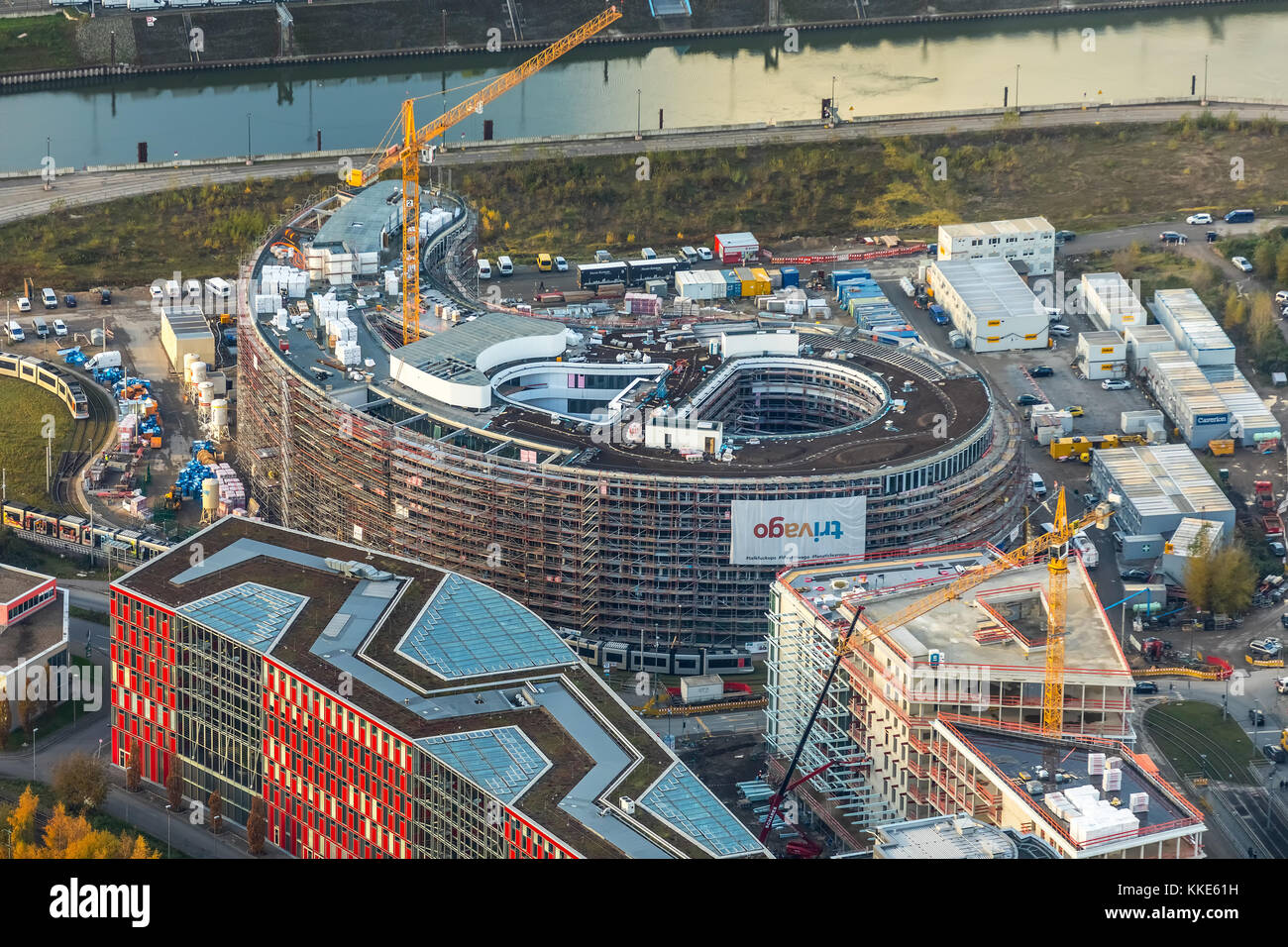 Trivago Hauptsitz im Bau, Baustelle trivago, SOP-Architekten, float ...