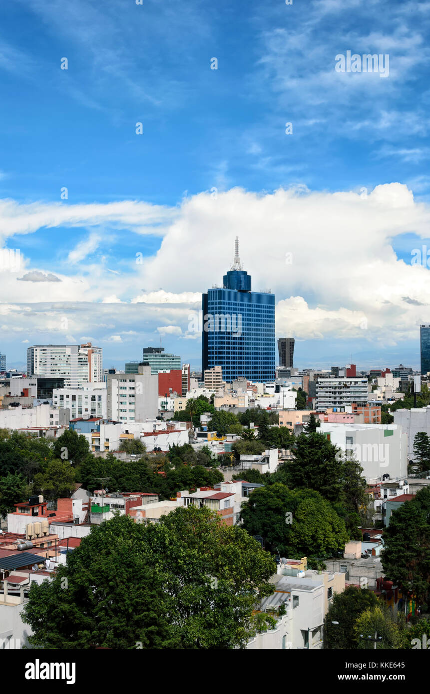 Luftaufnahme in Mexiko-Stadt Stockfoto