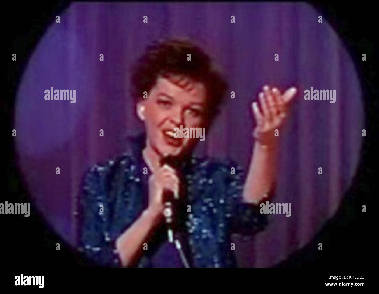 Judy Garland in Ich könnte singen Trailer 4 Gehen Stockfoto