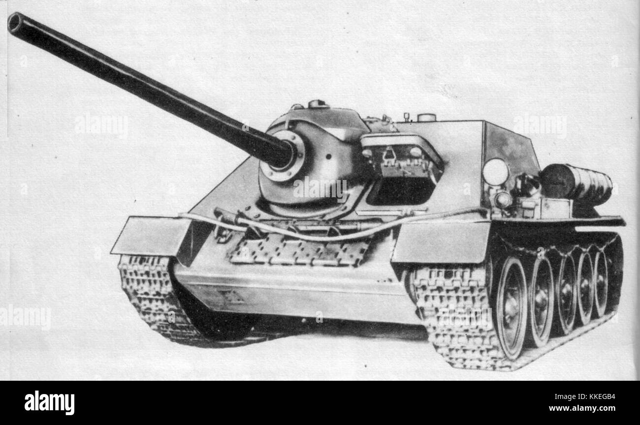 Su-85 TBiU 8 2 Stockfoto