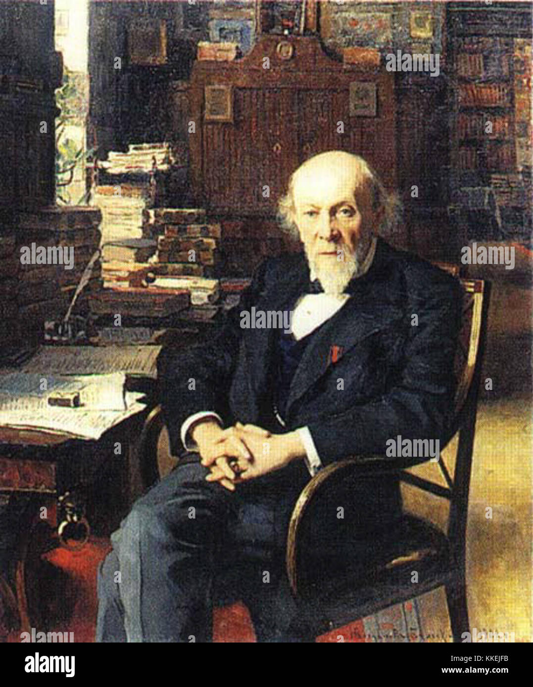 Barsukov N P von Bogdanov-Belsky Stockfoto