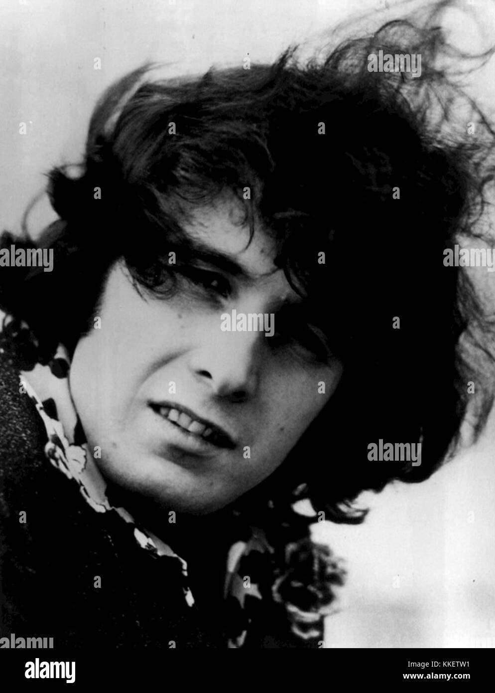 Don McLean, ein US-amerikanischer Singer-Songwriter, veröffentlichte 1976 sein ikonisches Album mit seinem berühmten Song American Pie. Seine Musik beeinflusst weiterhin die amerikanische Folk- und Popmusik. Stockfoto