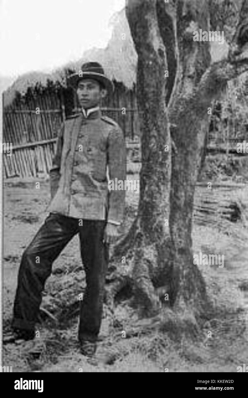 General Manuel Tinio war ein prominenter philippinischer Militärführer während des Philippinisch-Amerikanischen Krieges, bekannt für seine strategische Rolle im Kampf um die Unabhängigkeit der Philippinen. Stockfoto
