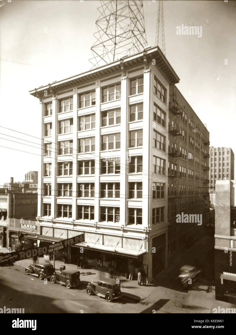 Das Heard Building, ein historisches Gebäude in den Vereinigten Staaten, dient als bedeutendes architektonisches und kulturelles Wahrzeichen und spiegelt die historischen und kulturellen Aspekte seiner Zeit wider. Stockfoto