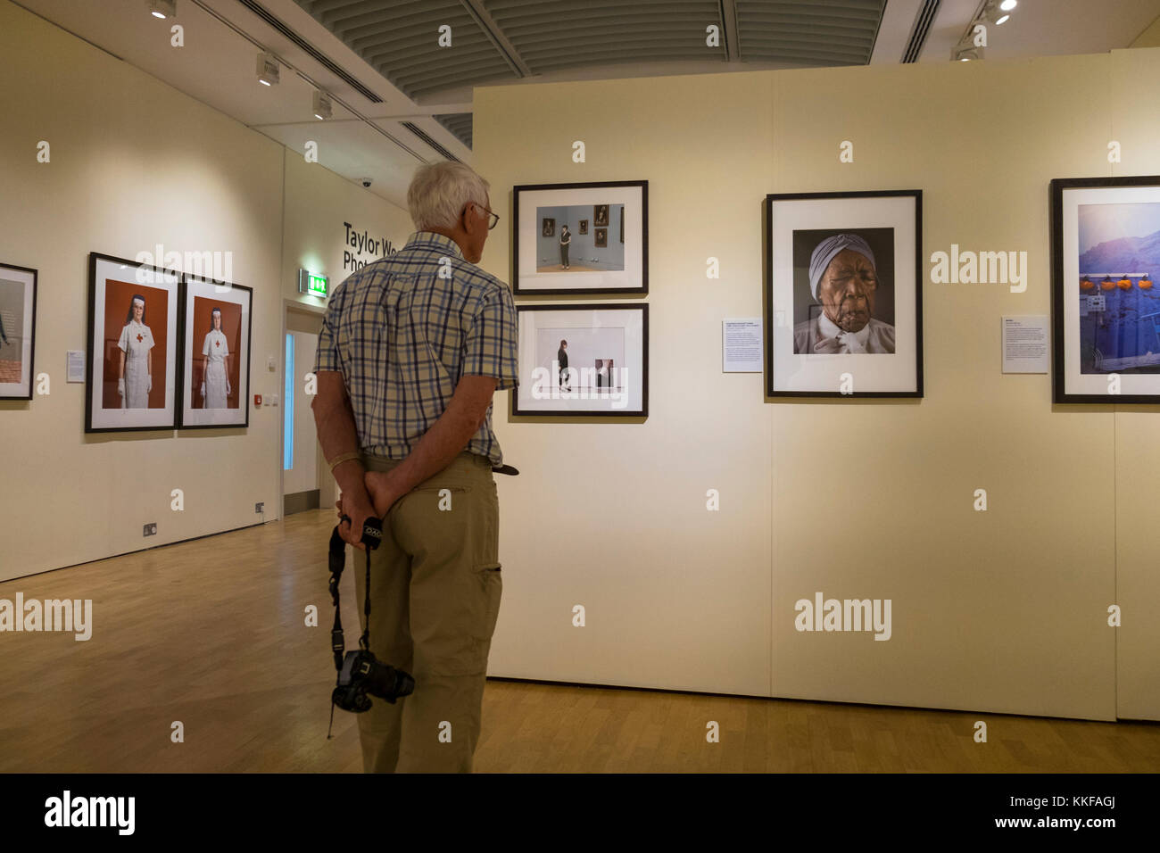 Der Taylor Wessing Portrait Gallery im Canterbury Royal Museum und Bibliothek, Kent Stockfoto