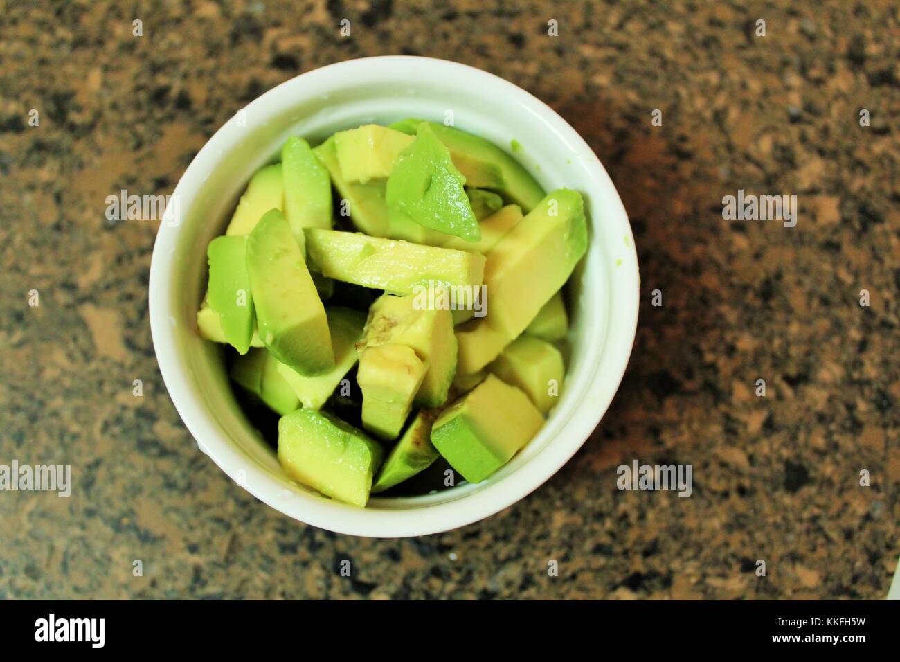 Avocado - gesunde Fette. Stockfoto