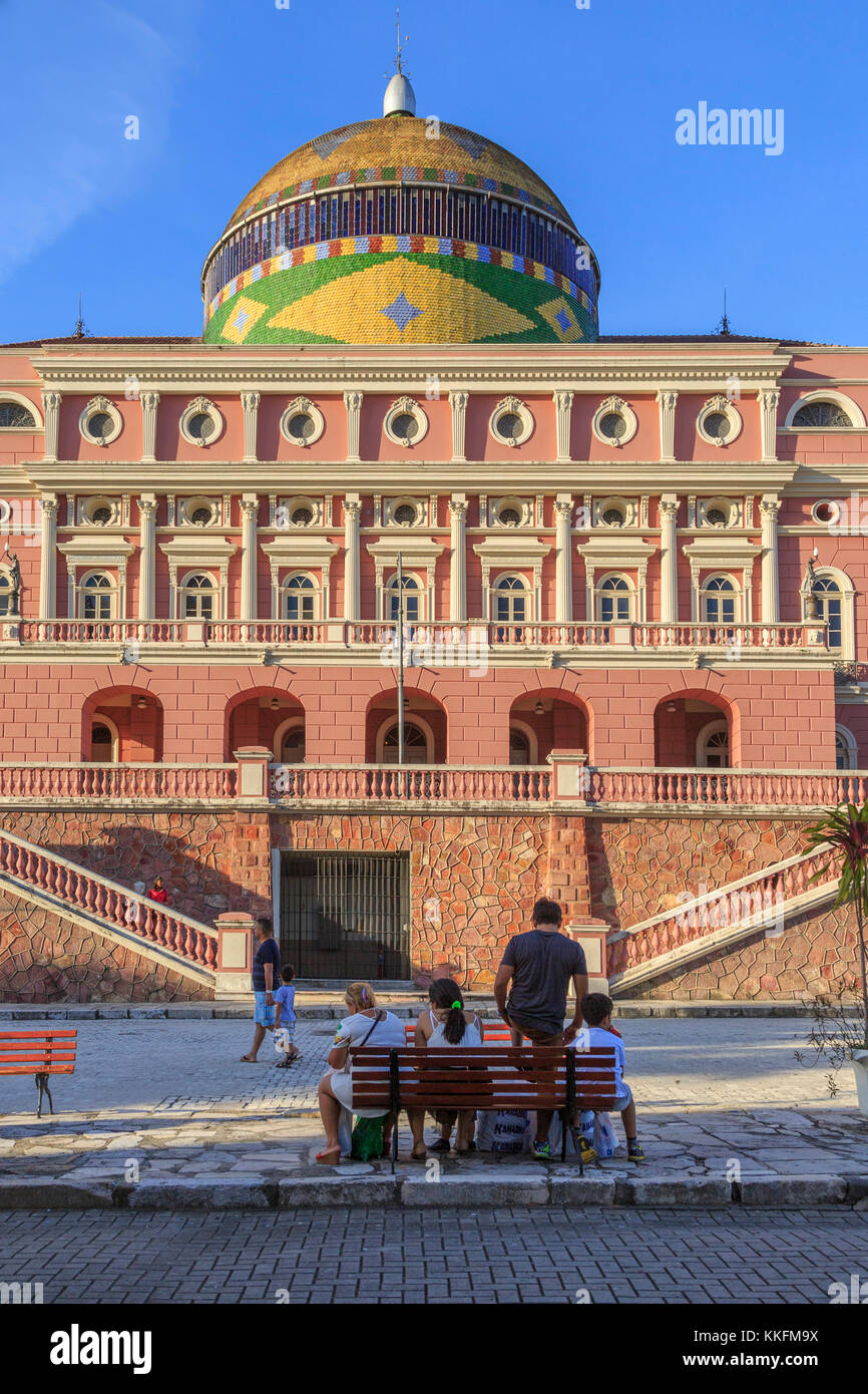 Teatro Amazonas, Manaus, Brasilien Stockfoto