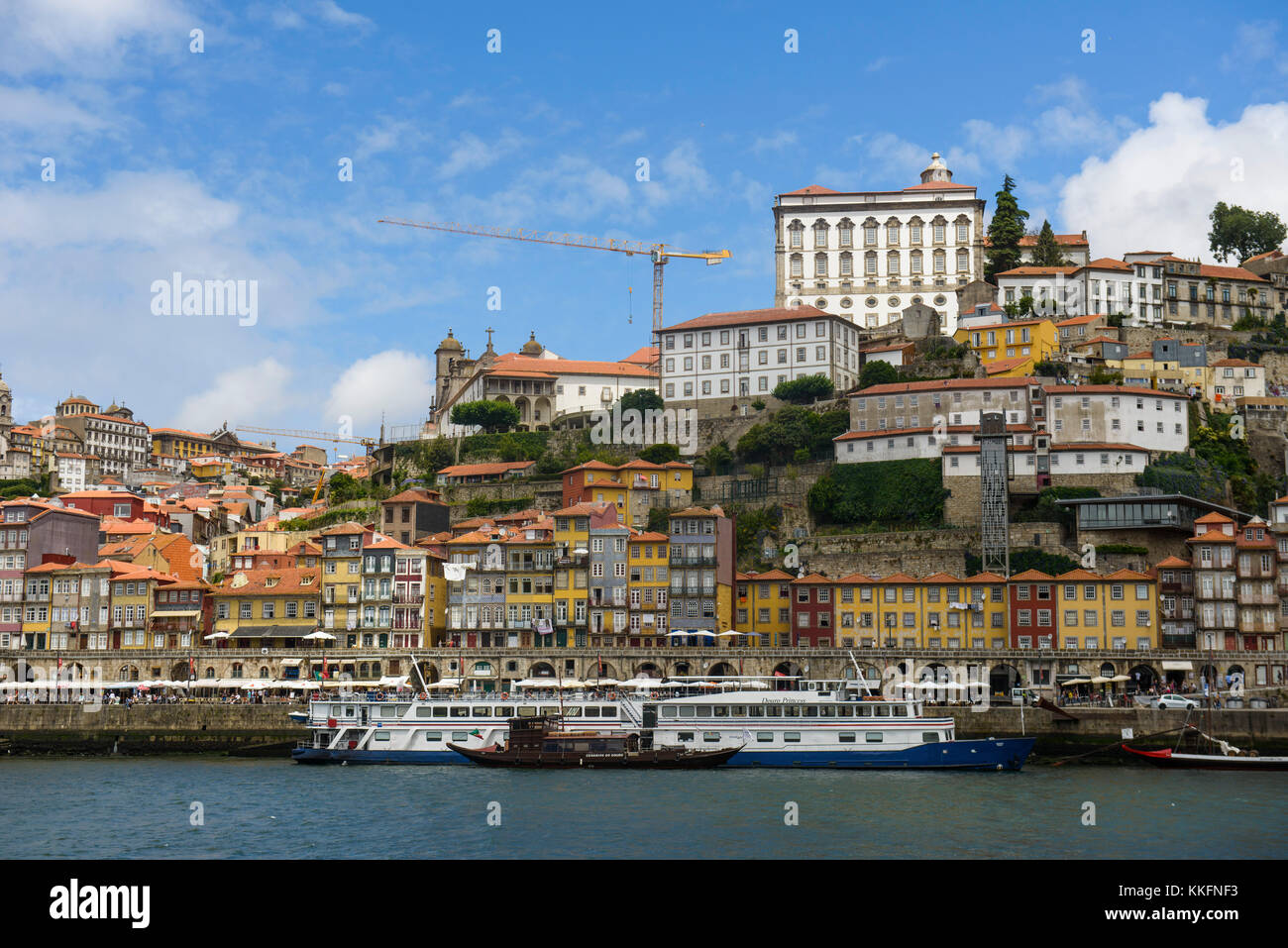 Altstadt von Ribeira, Porto, Portugal Stockfoto