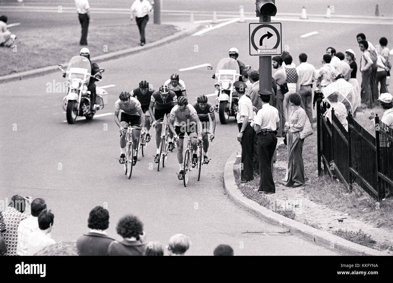 Männer radfahren Straße Rennen auf dem 1976 olympische Sommerspiele, Montreal, Kanada Stockfoto