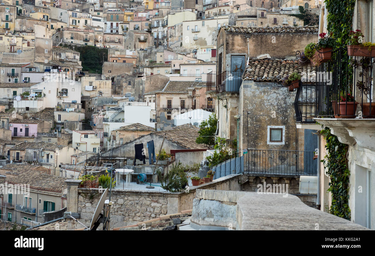 Ragusa, Sizilien, Italien. historischen und schönen sizilianischen Stadt Ragusa können wieder auf die 2. Jahrtausend v. Chr. zurückverfolgt werden. Im Jahre 1693 Ragusa Stockfoto