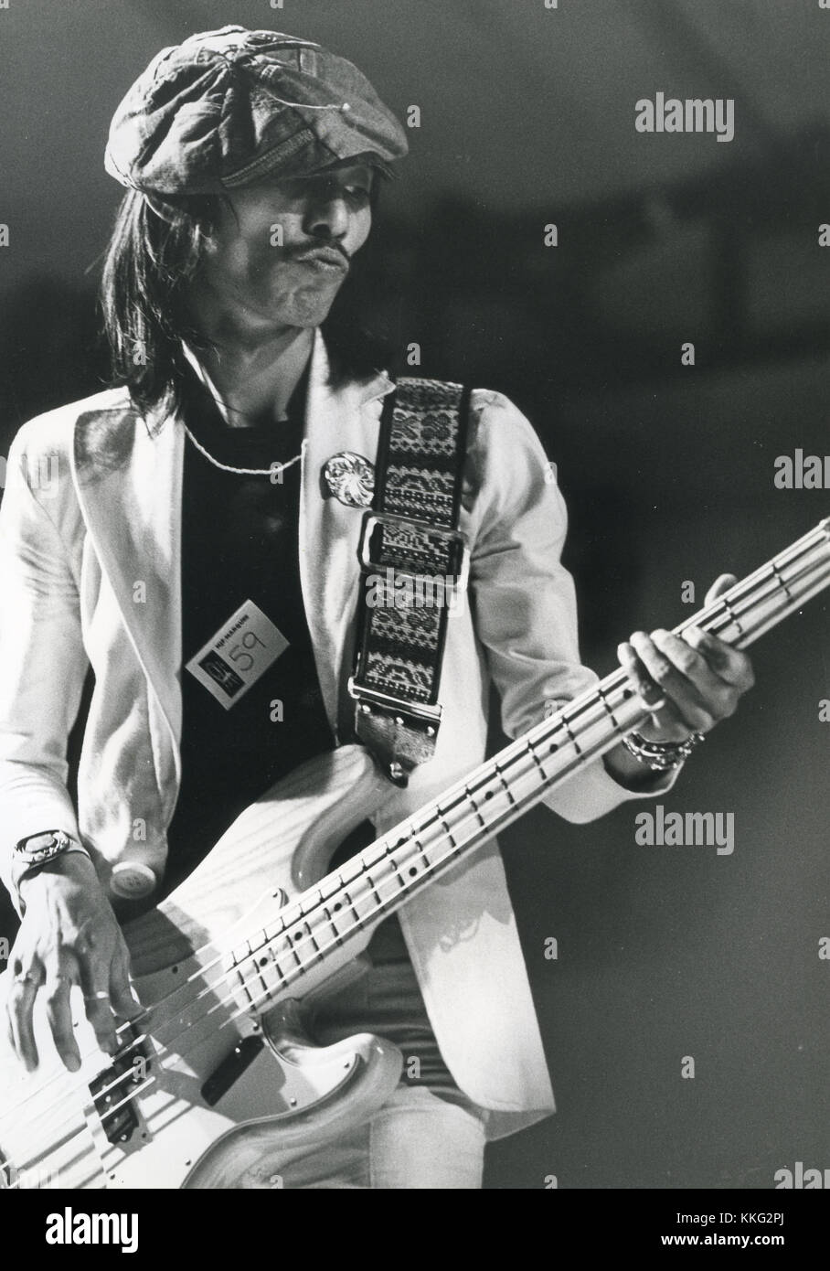 Die FACES UK Rockgruppe um 1970 mit Tetsu Yamauchi Stockfoto