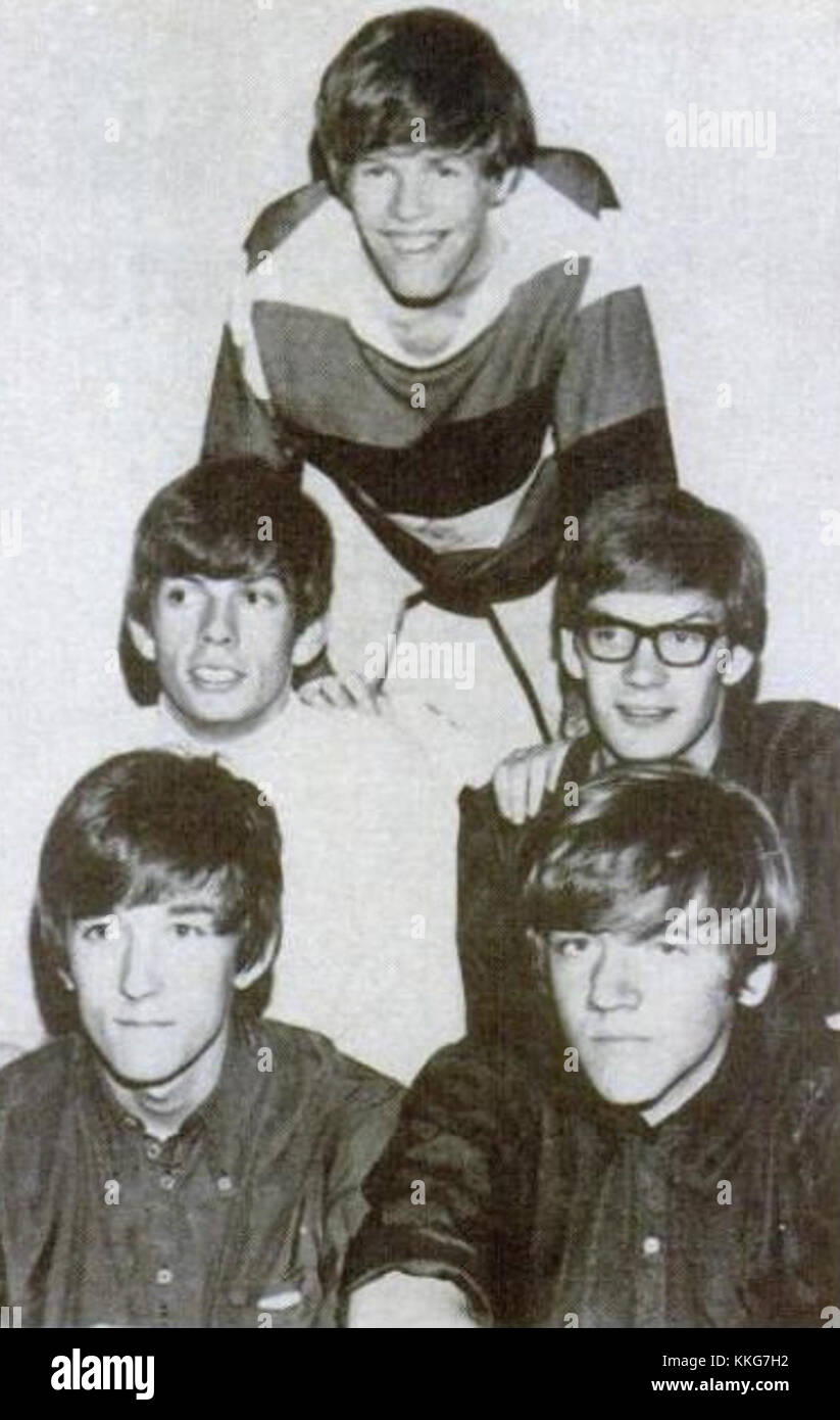Hermans Hermits, eine populäre englische Band, die 1965 gegründet wurde, erlangte in den 1960er Jahren mit ihren Pop-Hits Berühmtheit Ihre Musik spielte eine wichtige Rolle bei der britischen Invasion der amerikanischen Popmusik Mitte der 1960er Jahre Stockfoto