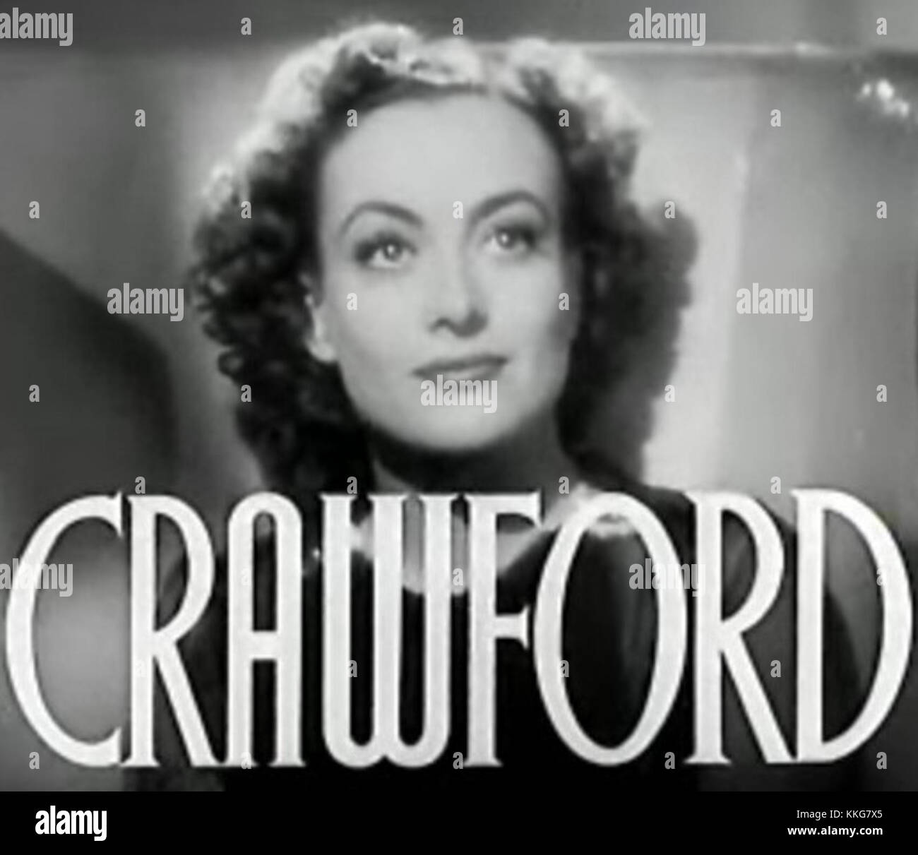 Joan Crawford in der letzten von Mrs Cheyney Trailer 2 Stockfoto