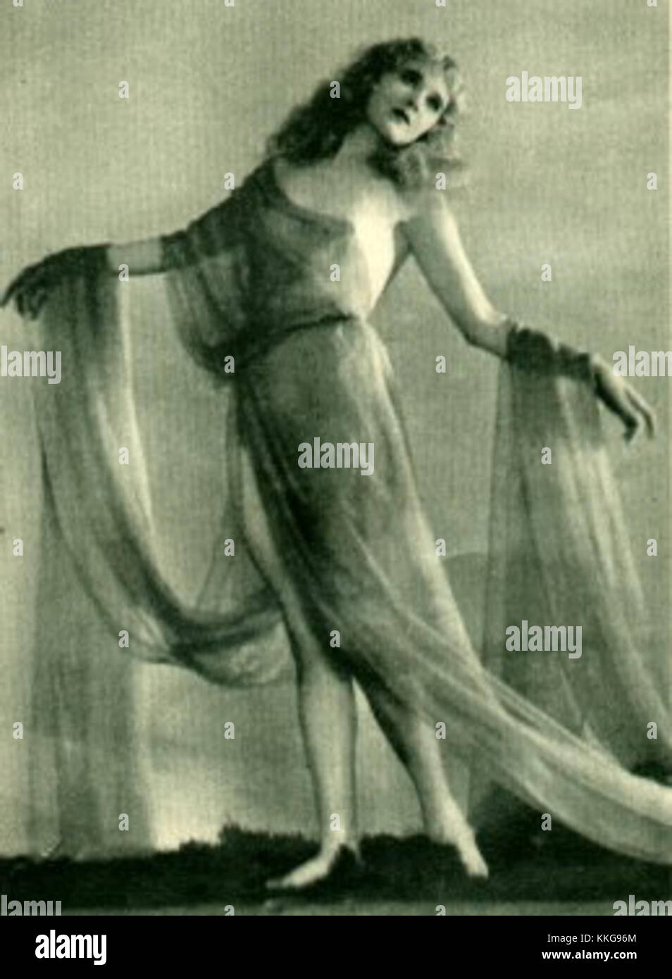 Margaret Livingston war eine US-amerikanische Schauspielerin, die Anfang des 20. Jahrhunderts aktiv war. Sie trat in Stummfilmen auf und ist bekannt für ihre Rollen in Drama und Komödie. Stockfoto