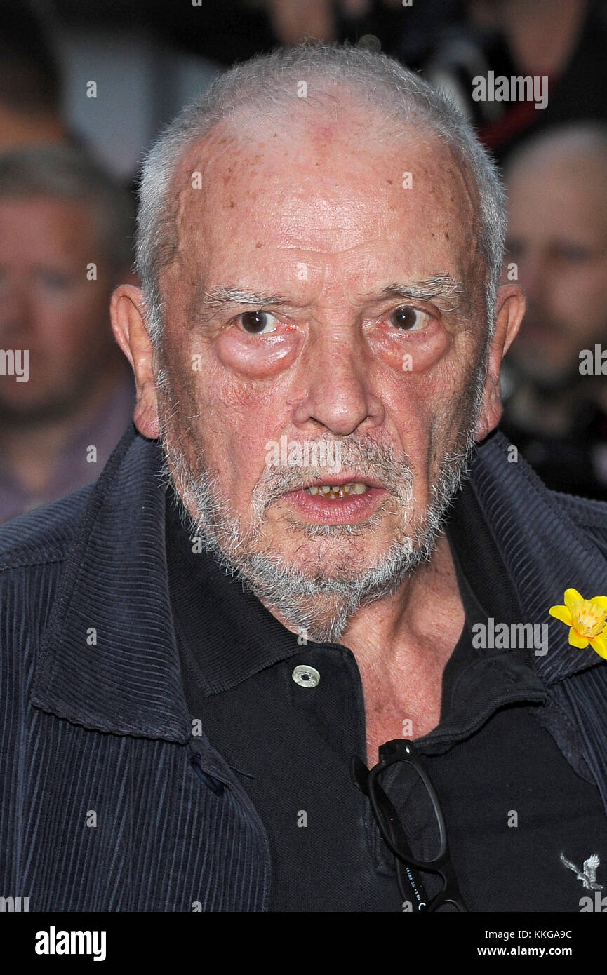 David Bailey nimmt an der GQ Männer des Jahres Auszeichnungen am Royal Opera House in London. 2. September 2014 © Paul Treadway Stockfoto