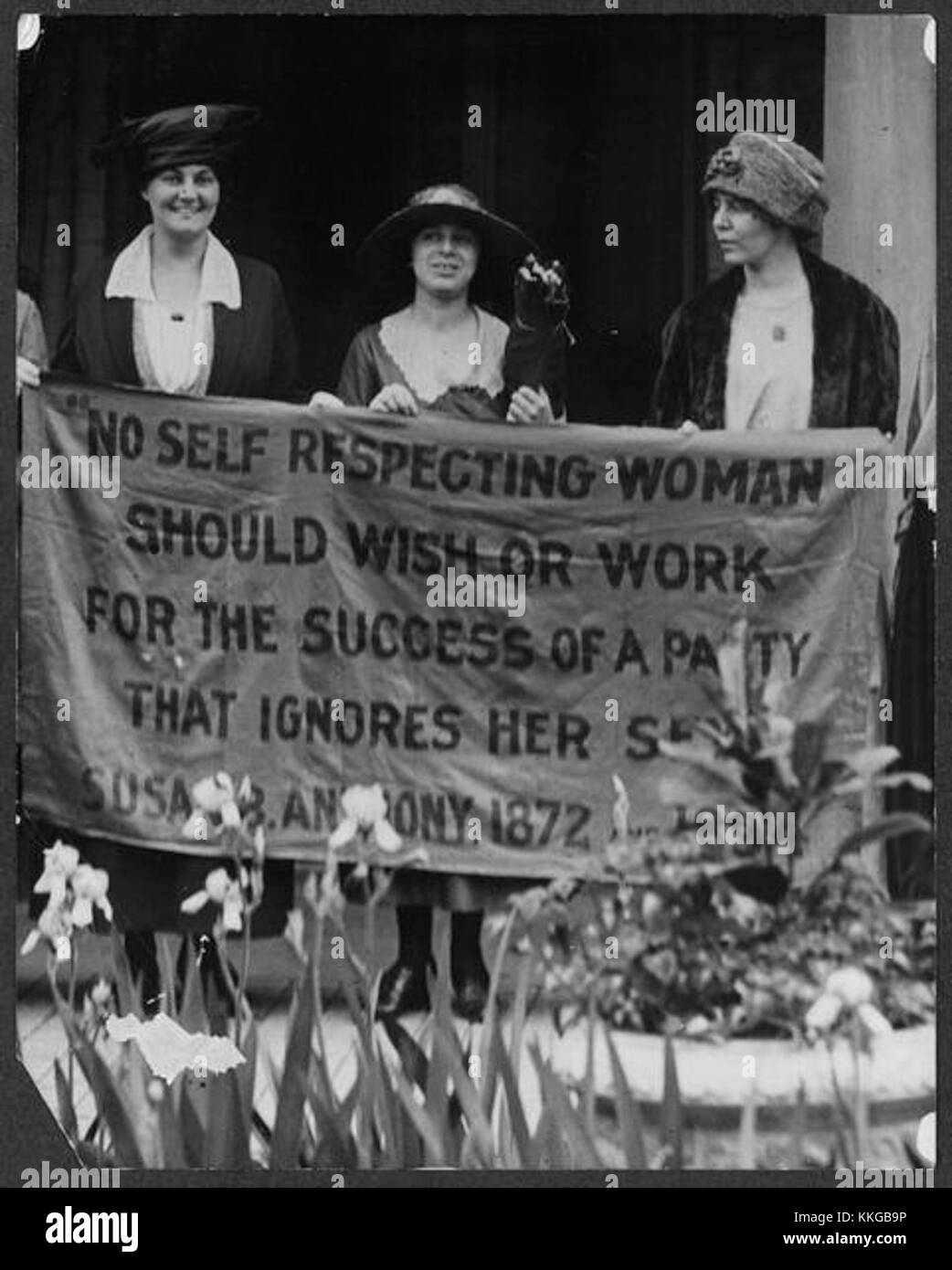 Suffragists bei 1920 Republican Convention Stockfoto