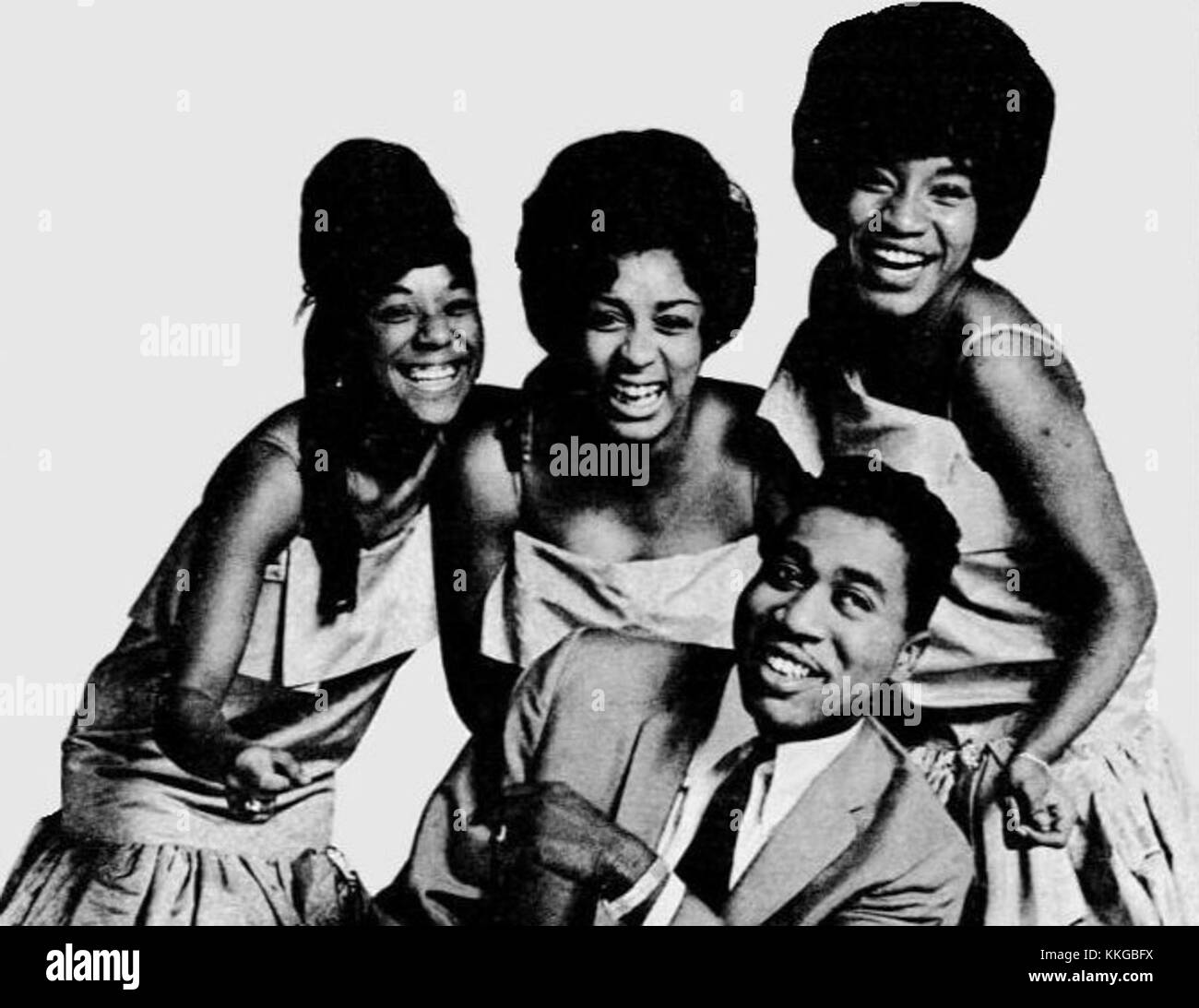 The Exciters war eine US-amerikanische Popmusik-Gruppe, die in den 1960er Jahren für ihre Hits bekannt war Ihre Musik verschmolz Pop und Soul, und sie waren ein bemerkenswerter Teil der amerikanischen Musikszene in dieser Zeit. Stockfoto