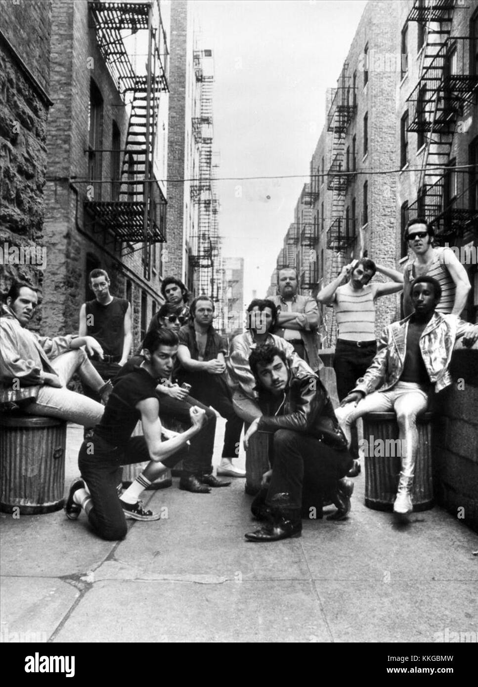SHA Na Na, eine Musikgruppe aus den 1970er Jahren, bekannt für ihre energiegeladenen Auftritte und Nostalgie der 50er Jahre, wurde für ihre Live-Shows und TV-Auftritte populär. Stockfoto