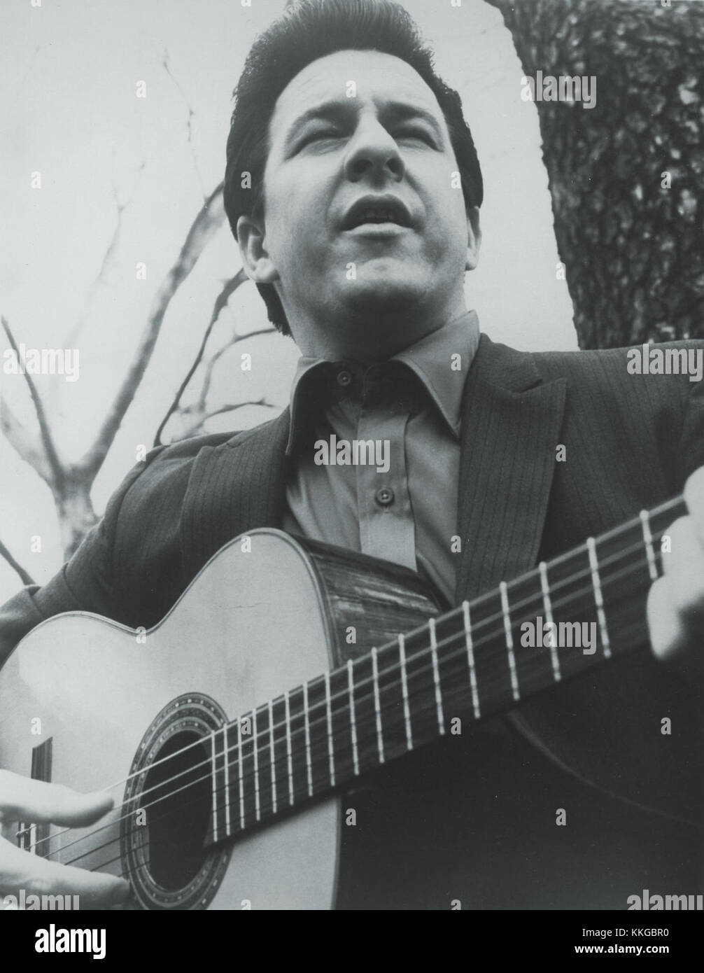 Tommy Cash ist ein US-amerikanischer Sänger, der für seine Country-Musik und seine Beziehung zu Johnny Cash bekannt ist. Er hat sich in der Musikindustrie eine eigene Identität etabliert. Stockfoto