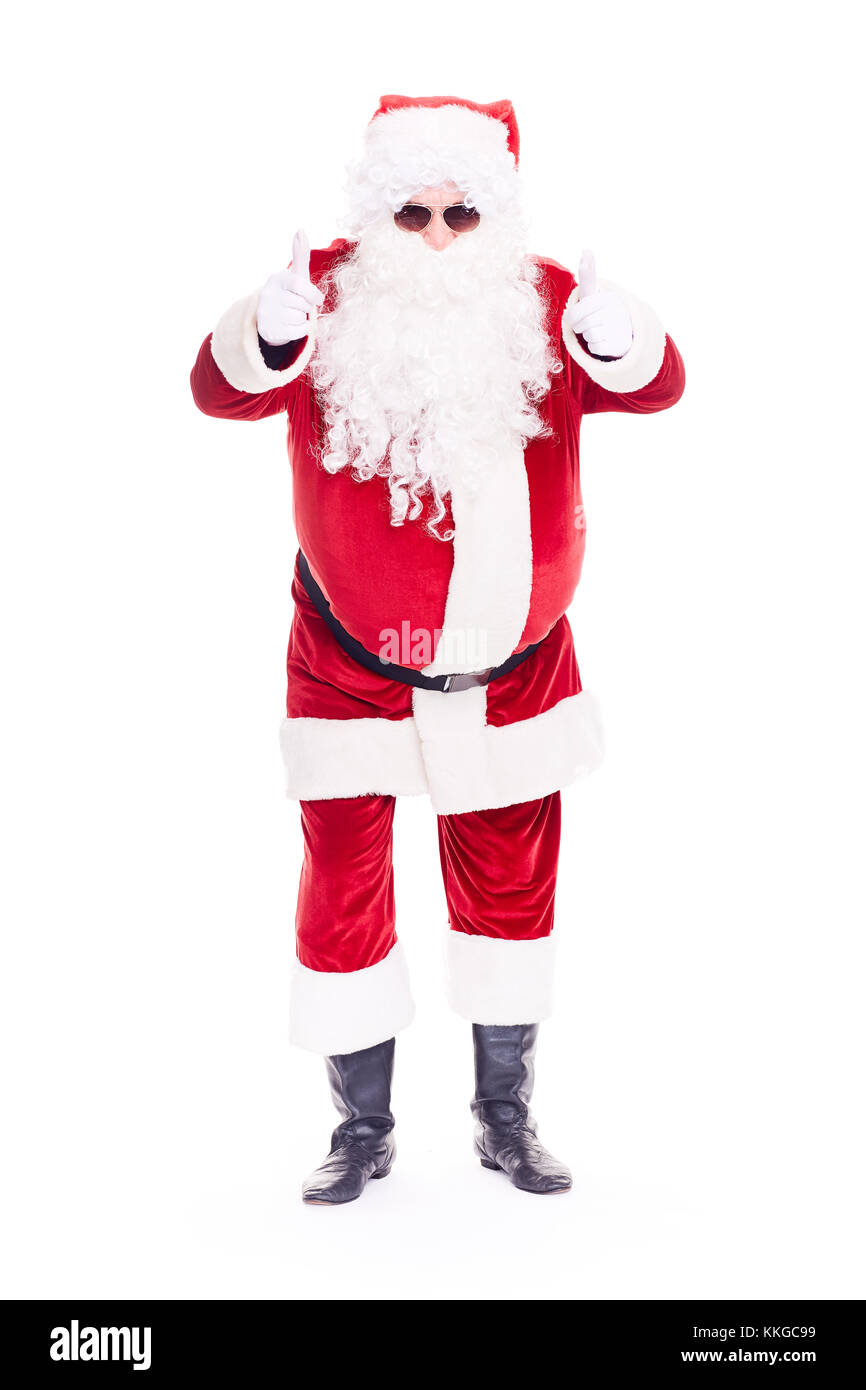 Cooler Weihnachtsmann Stockfoto