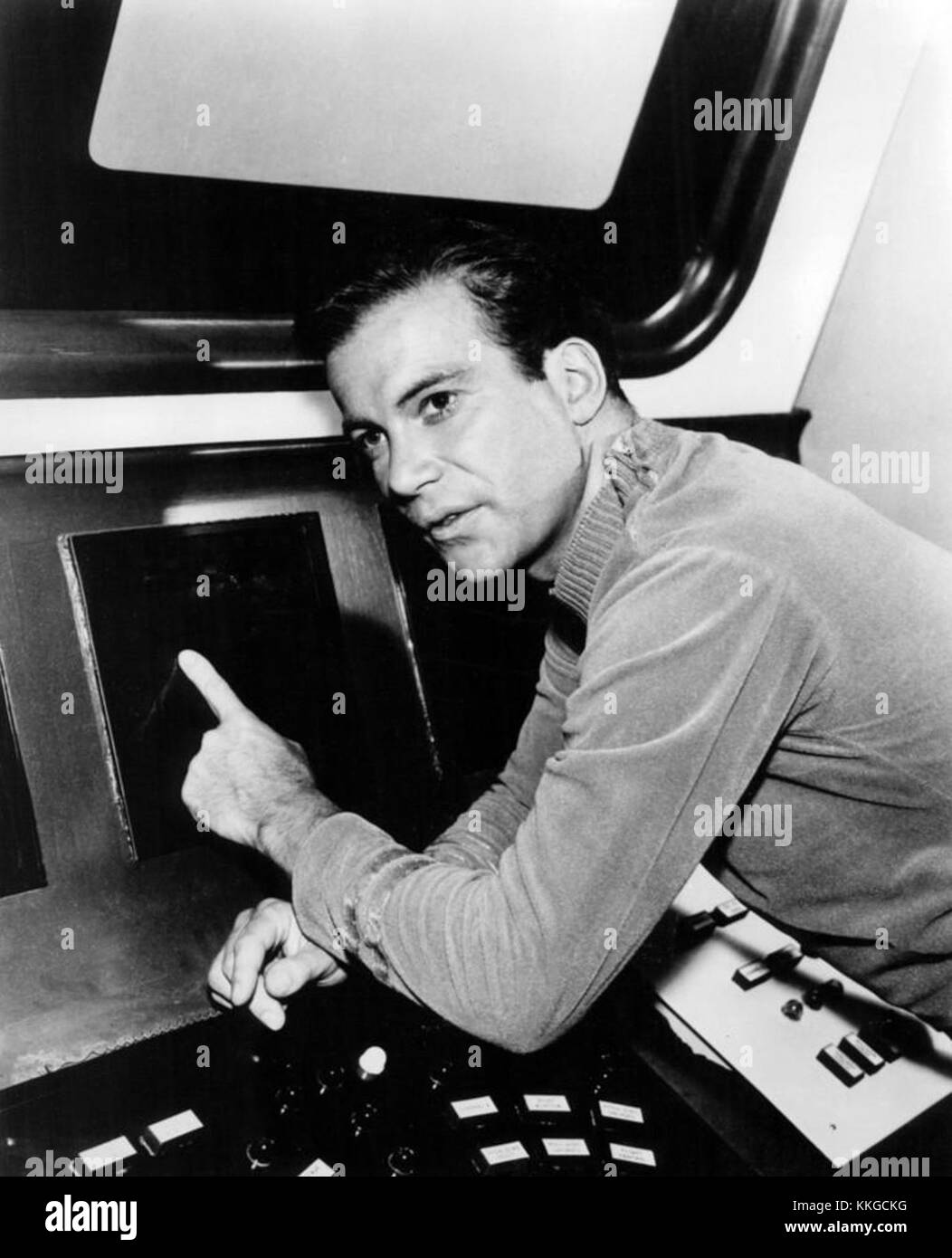 William Shatner James Kirk Star Trek 1967 Stockfoto