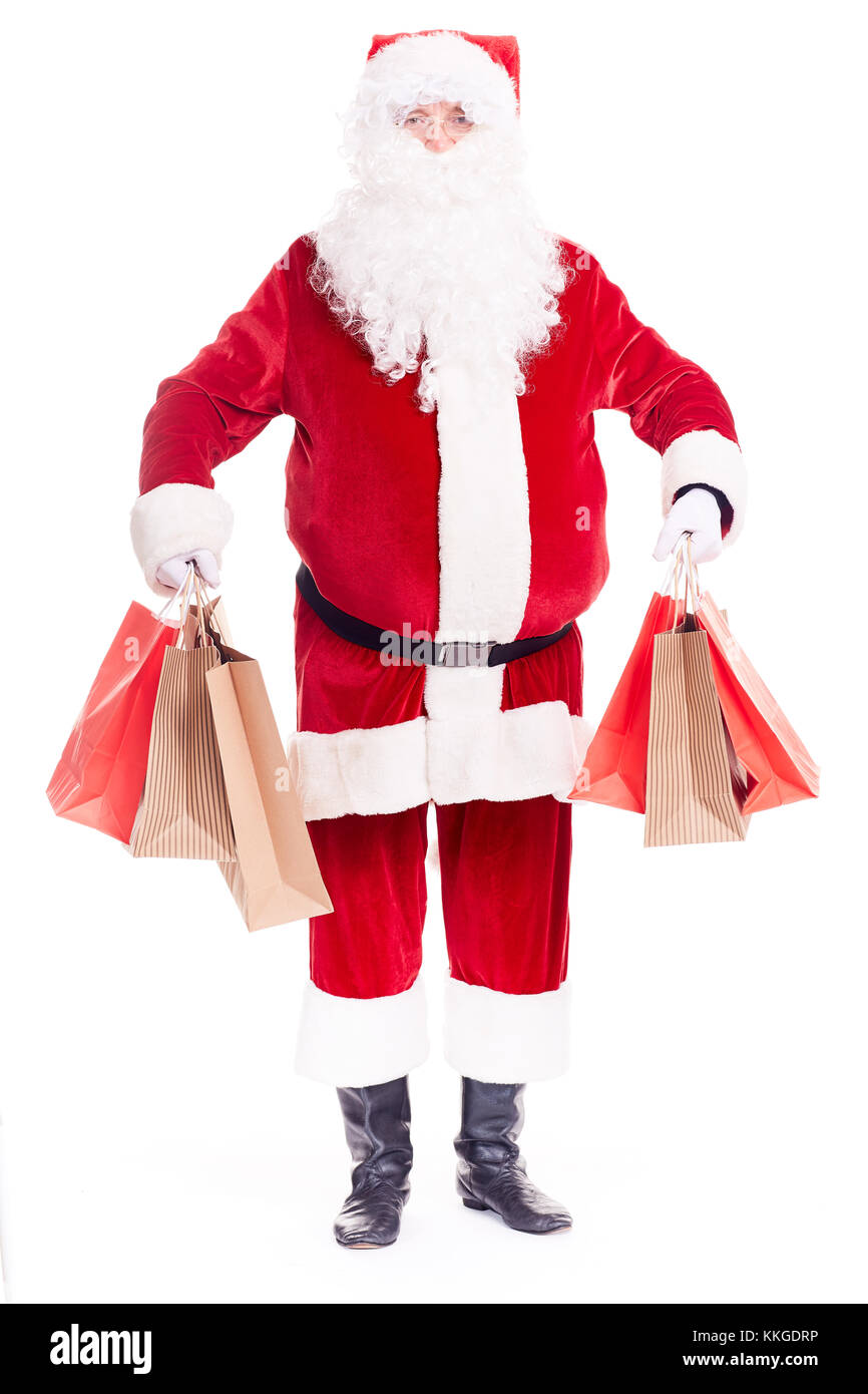 Weihnachten shopaholic Stockfoto
