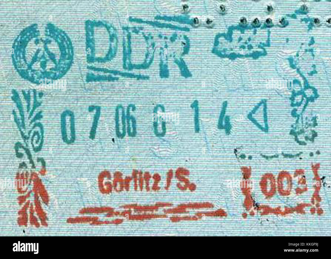 GÃ¶rlitz, eine Stadt in der ehemaligen DDR, spiegelt den historischen Kontext des geteilten Deutschlands wider. Architektur und Kultur der Stadt sind geprägt von der Zeit unter der Kontrolle der DDR. Stockfoto