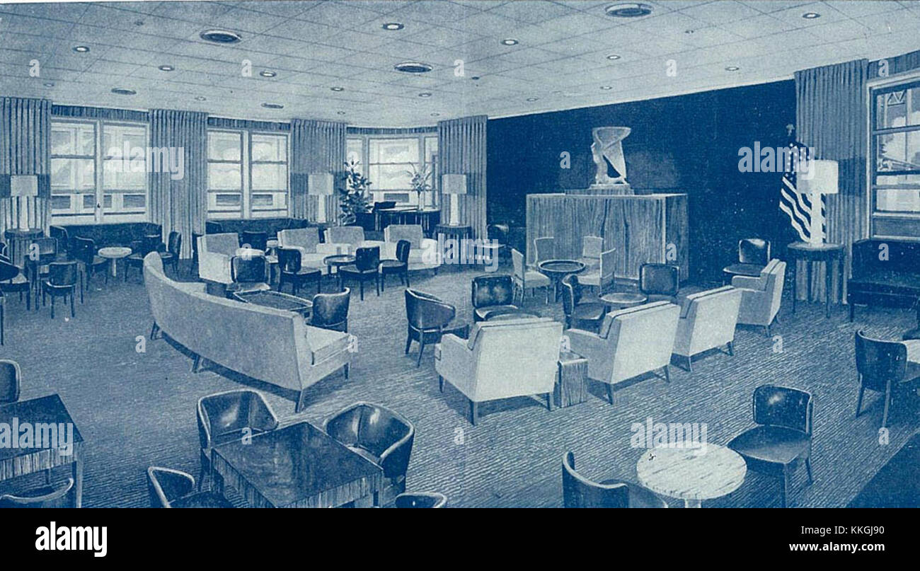 Dies ist ein zugeschnittenes Bild aus einer Broschüre, die im April 1952 veröffentlicht wurde und die die Gruppe „4 Asse“ zeigt. Die Band war ein populäres amerikanisches Vokalquartett, das für seine Beiträge zur Musikindustrie in den frühen 1950er Jahren bekannt war Stockfoto