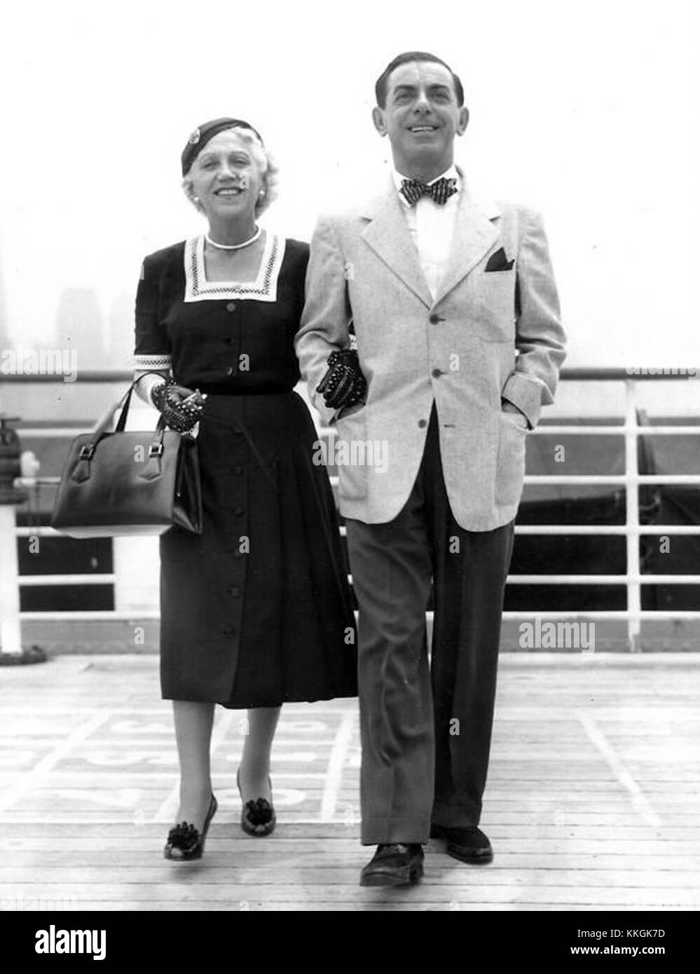 Eddie und Ida Cantor 1952 Stockfoto