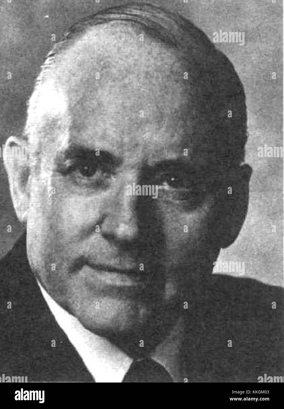 Howard W. Hunter war ein amerikanischer religiöser Führer und diente als 14. Präsident der Kirche Jesu Christi der Heiligen der Letzten Tage. Stockfoto