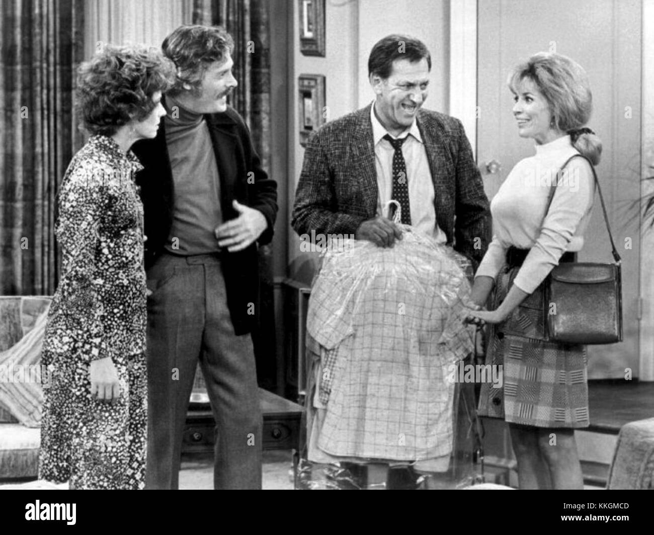 Jack Klugman seltsame Paar Szene 1971 Stockfoto