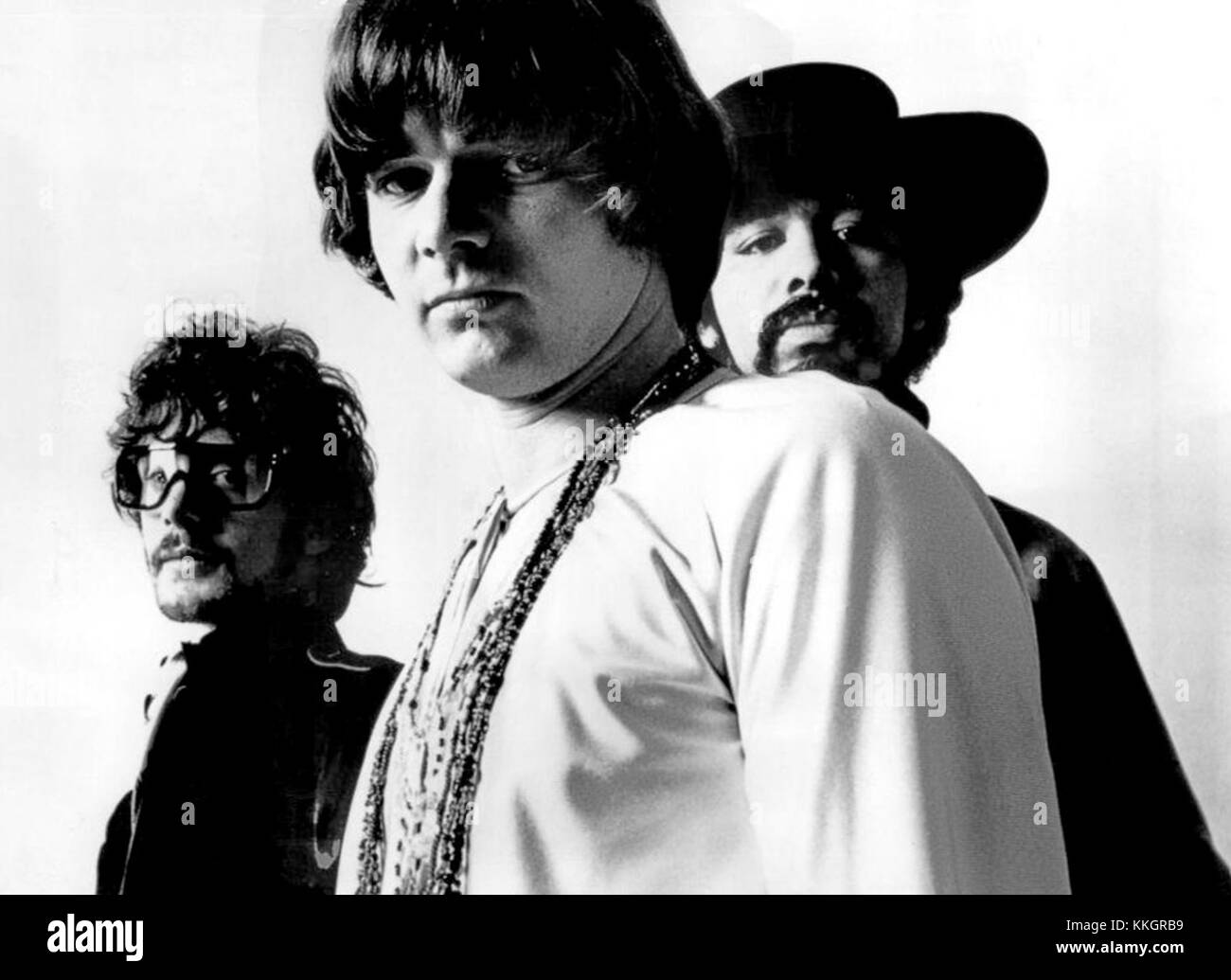 Die Steve Miller Band, gegründet in den späten 1960er Jahren, wurde bekannt für ihre Mischung aus Rock, Blues und psychedelischer Musik. Ihre Aufnahmen von 1969 waren ein früherer Teil ihres ikonischen Klangs und musikalischen Einflusses. Stockfoto