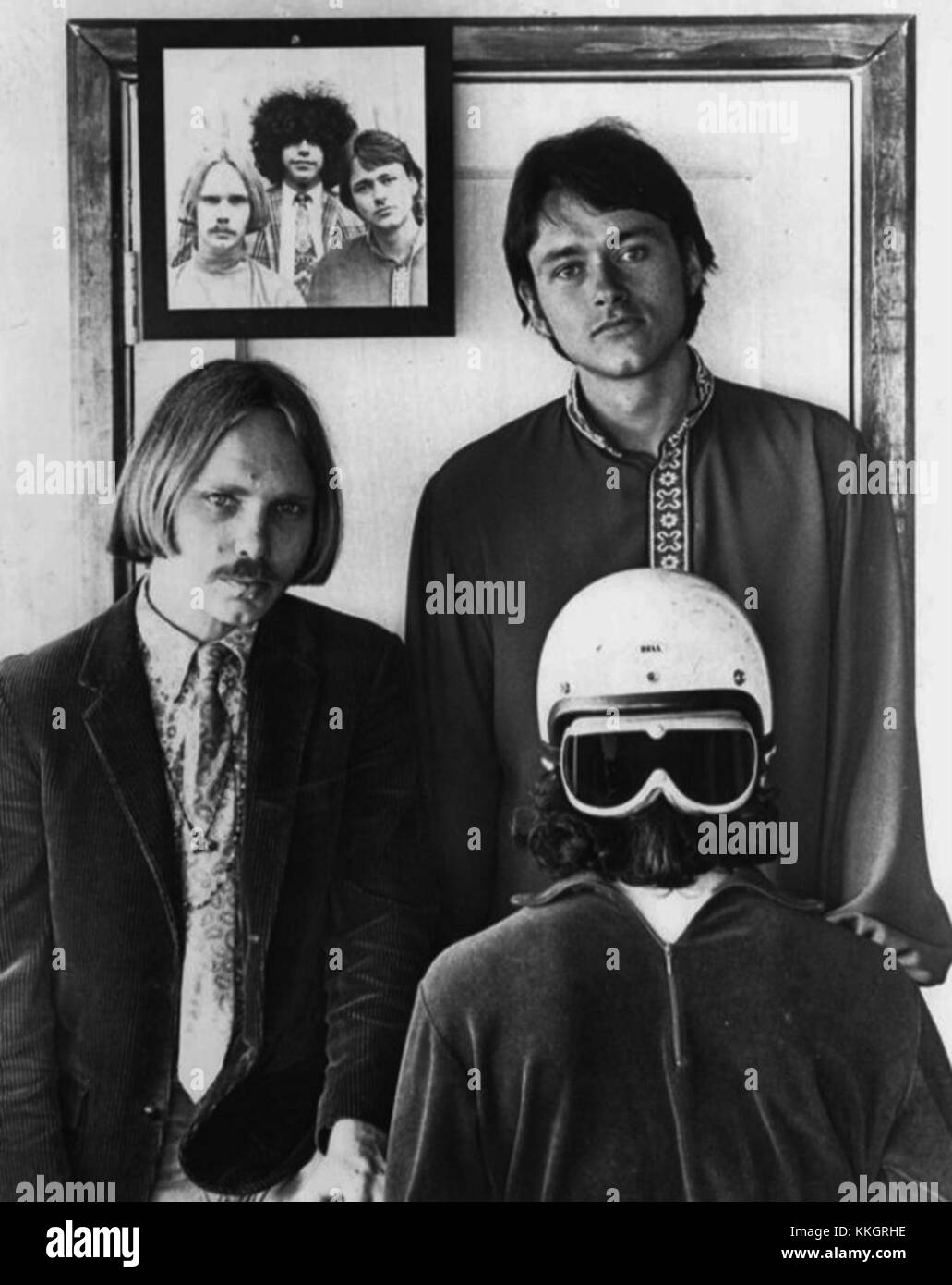 Die Youngblood waren eine populäre amerikanische Rockband, die in den späten 1960er Jahren gegründet wurde Ihre Musik war eine Mischung aus Rock, Folk und Blues, die die kulturellen Bewegungen der Epoche widerspiegelte. Ihre 1968 Hits trugen dazu bei, den Sound der späten 60er Jahre zu definieren. Stockfoto