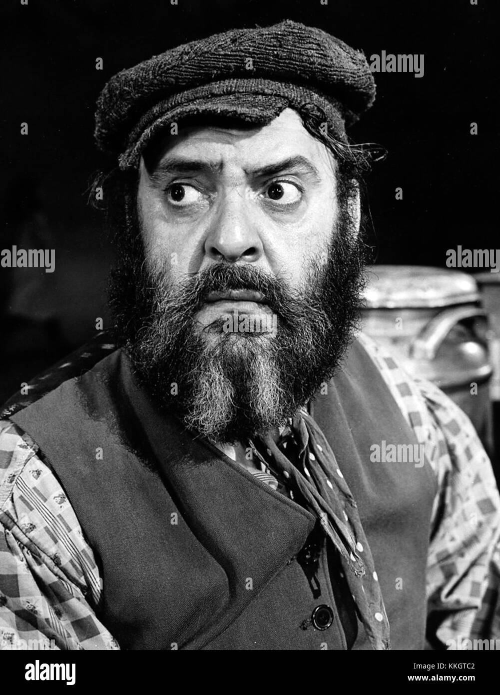 Zero Mostel – Fiddler Stockfoto