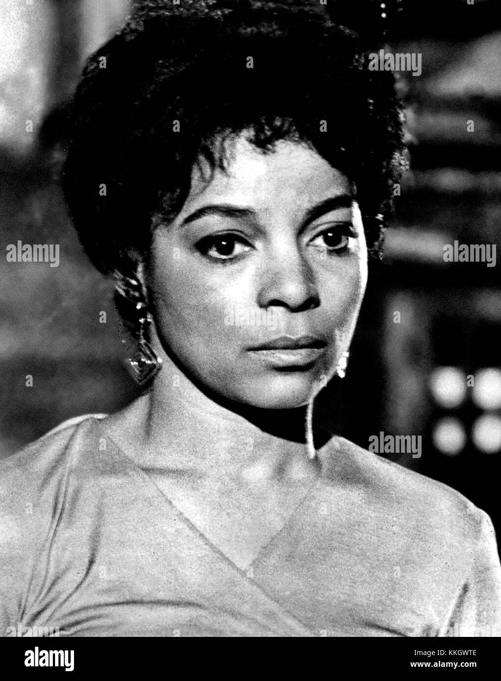 Ruby Dee war eine bekannte afroamerikanische Schauspielerin und Aktivistin. 1972 wurde sie für ihre Arbeit in Theater, Film und Bürgerrechtsvertretung gefeiert und wurde zu einer Schlüsselfigur im Kampf für Rassengleichheit in den Vereinigten Staaten. Stockfoto