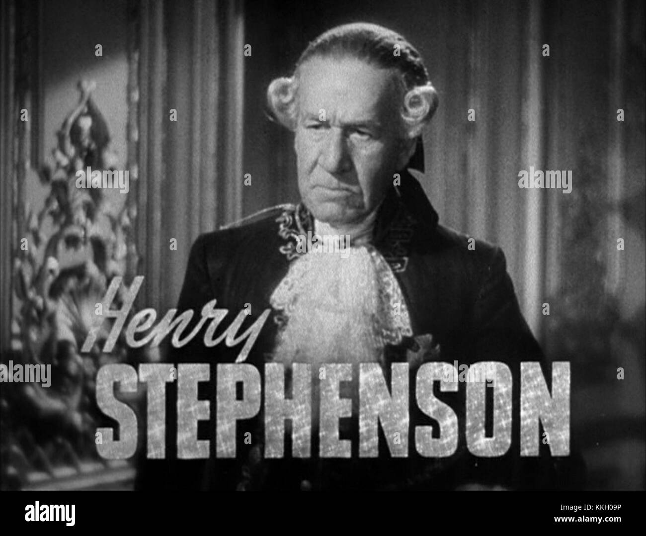 Henry Stephenson erscheint im Trailer für den Film Marie Antoinette, der seine Rolle in diesem historischen Drama über die französische Königin zeigt. Stockfoto