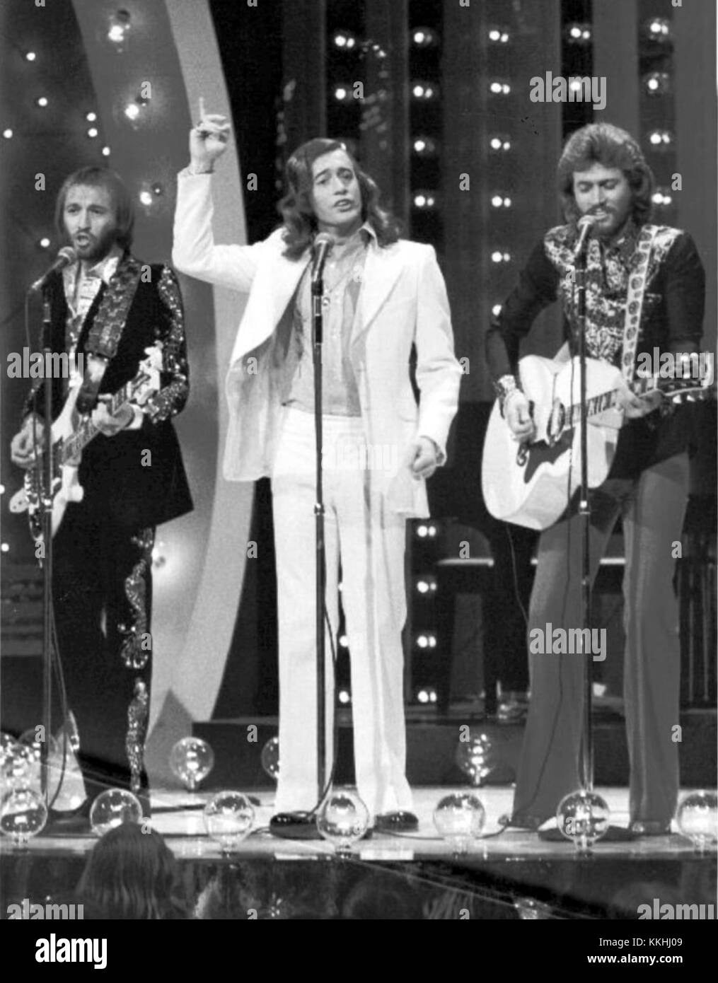 Bee Gees Midnight Special 1973 Stockfoto