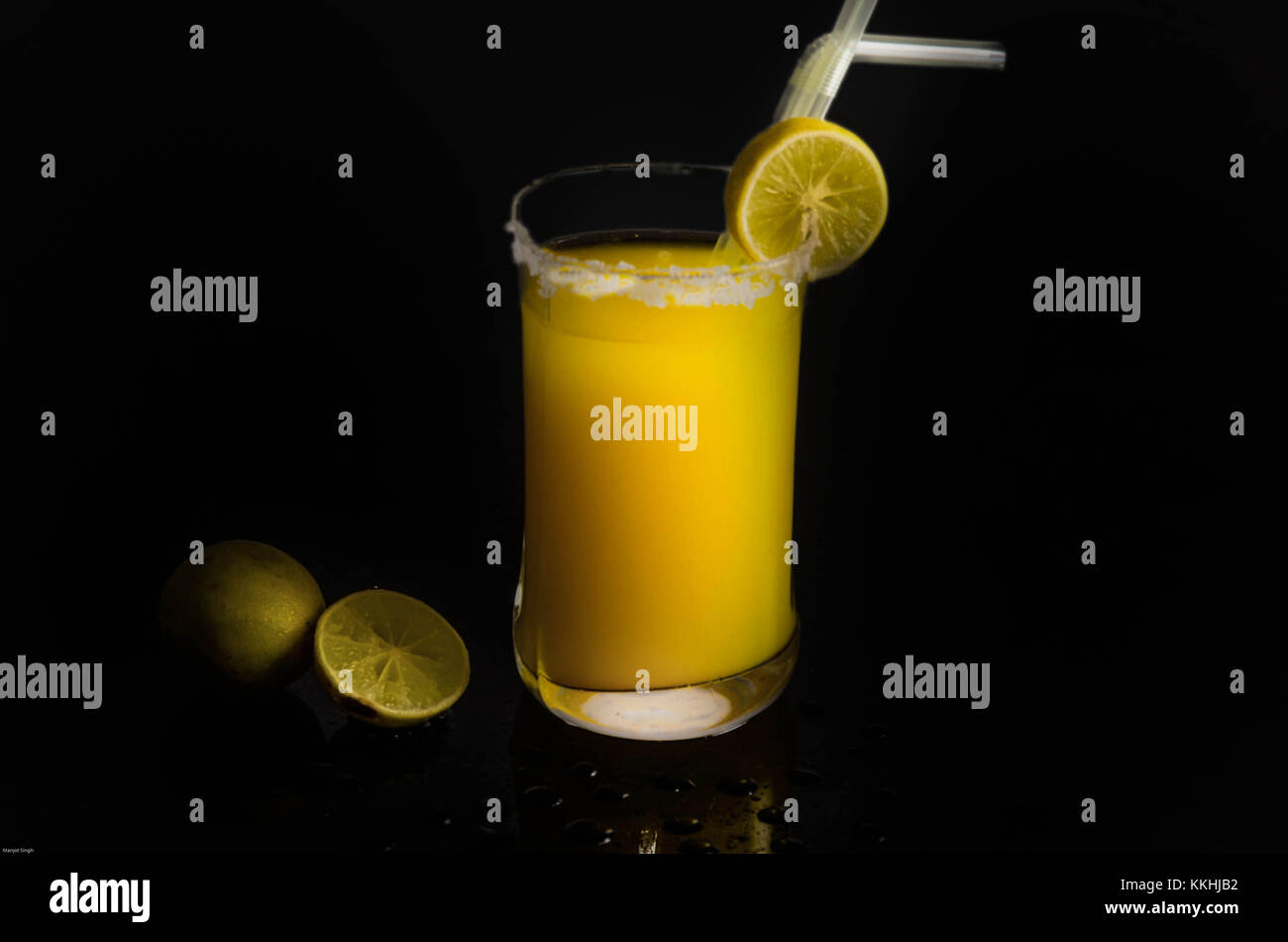 Zitrone trinken Stockfoto