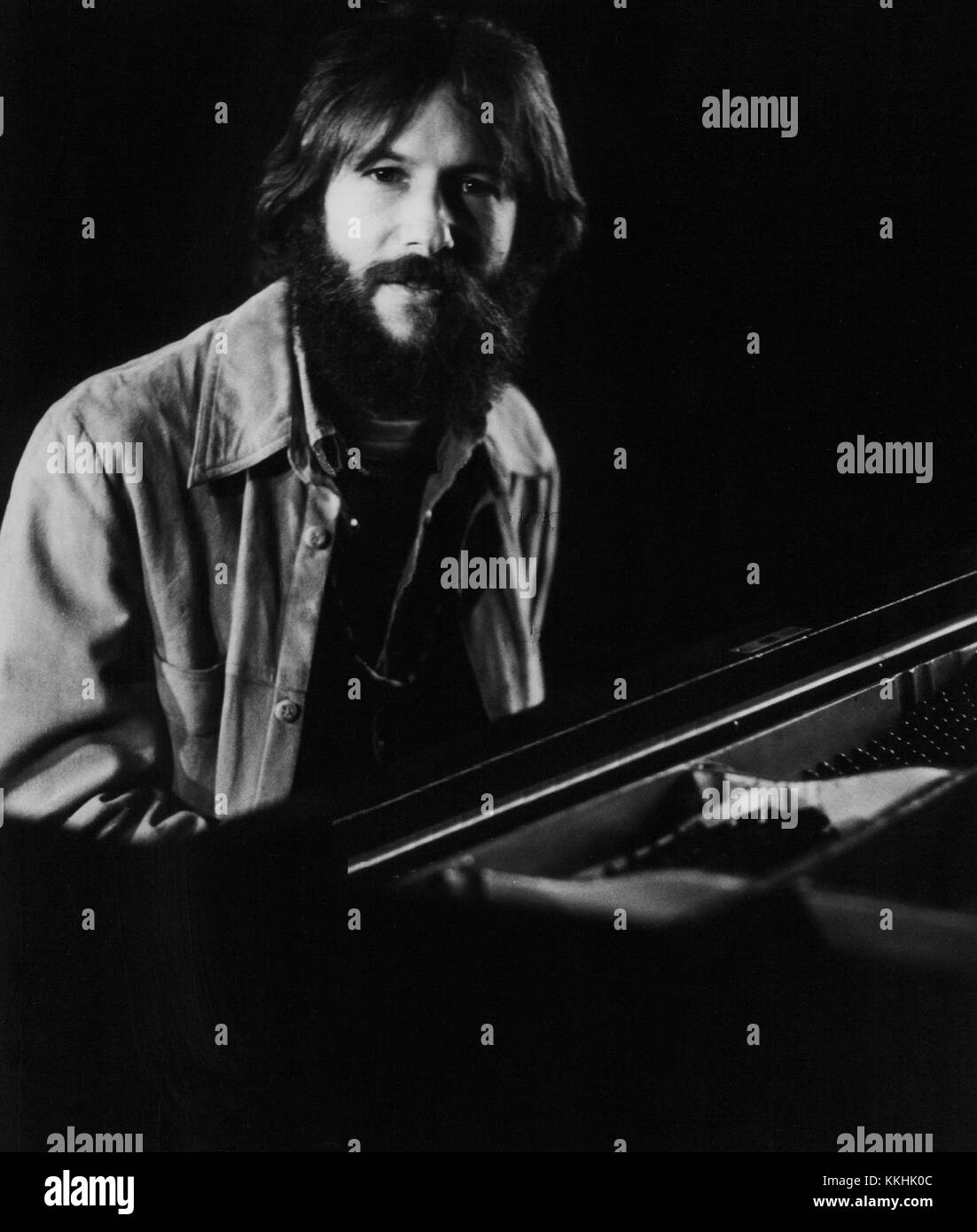 Corky Siegel, ein US-amerikanischer Blues- und Rockmusiker, ist bekannt für seine Arbeit im Jahr 1975 als prominente Persönlichkeit in der Chicago Blues-Szene. Stockfoto