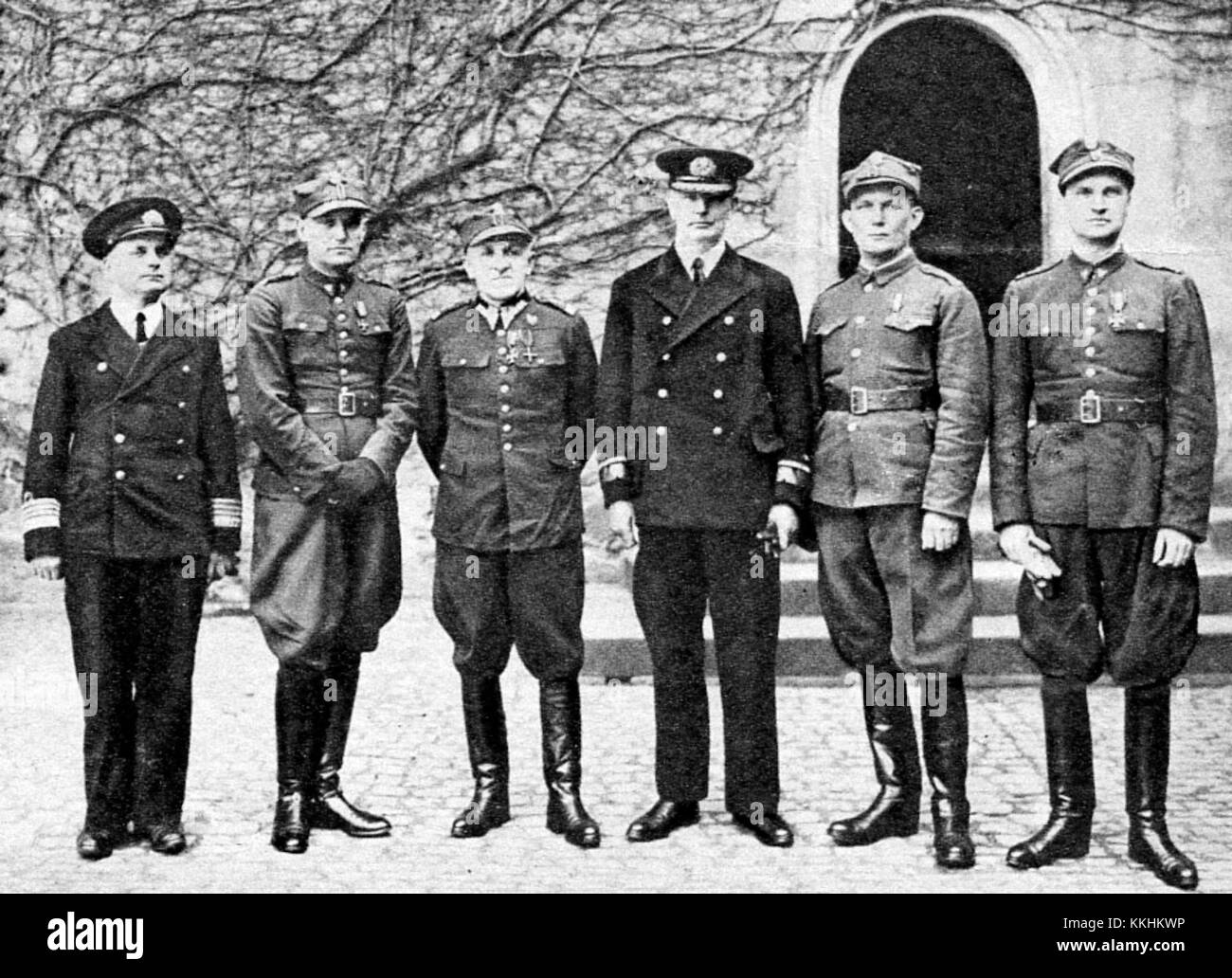 Unrug Colditz bezieht sich auf eine historische Referenz, die möglicherweise mit polnischen Militärfiguren oder Ereignissen rund um die Burg Colditz während des Zweiten Weltkriegs zusammenhängt und sich insbesondere auf die Kriegsgeschichte konzentriert. Stockfoto