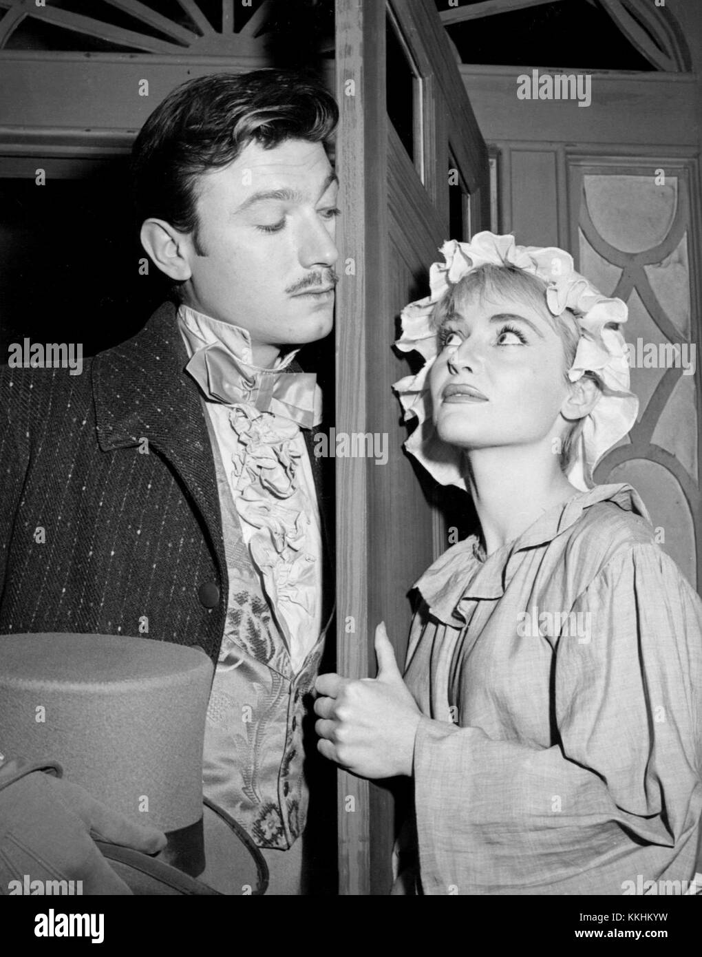 Laurence Harvey Diane Cilento Der Kleine Diener Alcoa Stunde 1955 Stockfoto